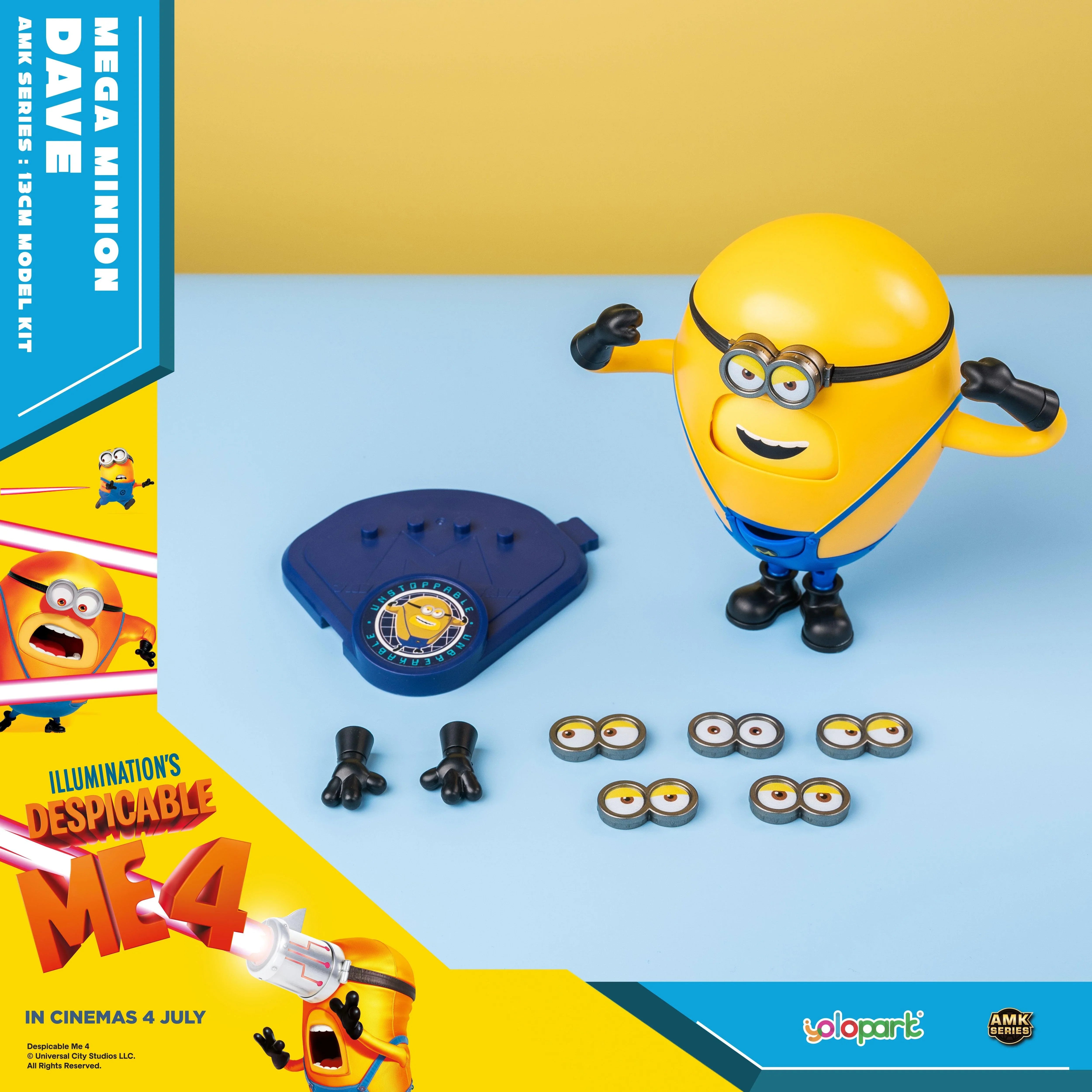 Despicable Me 4 - 12cm Dave Model Kit - Yolopark