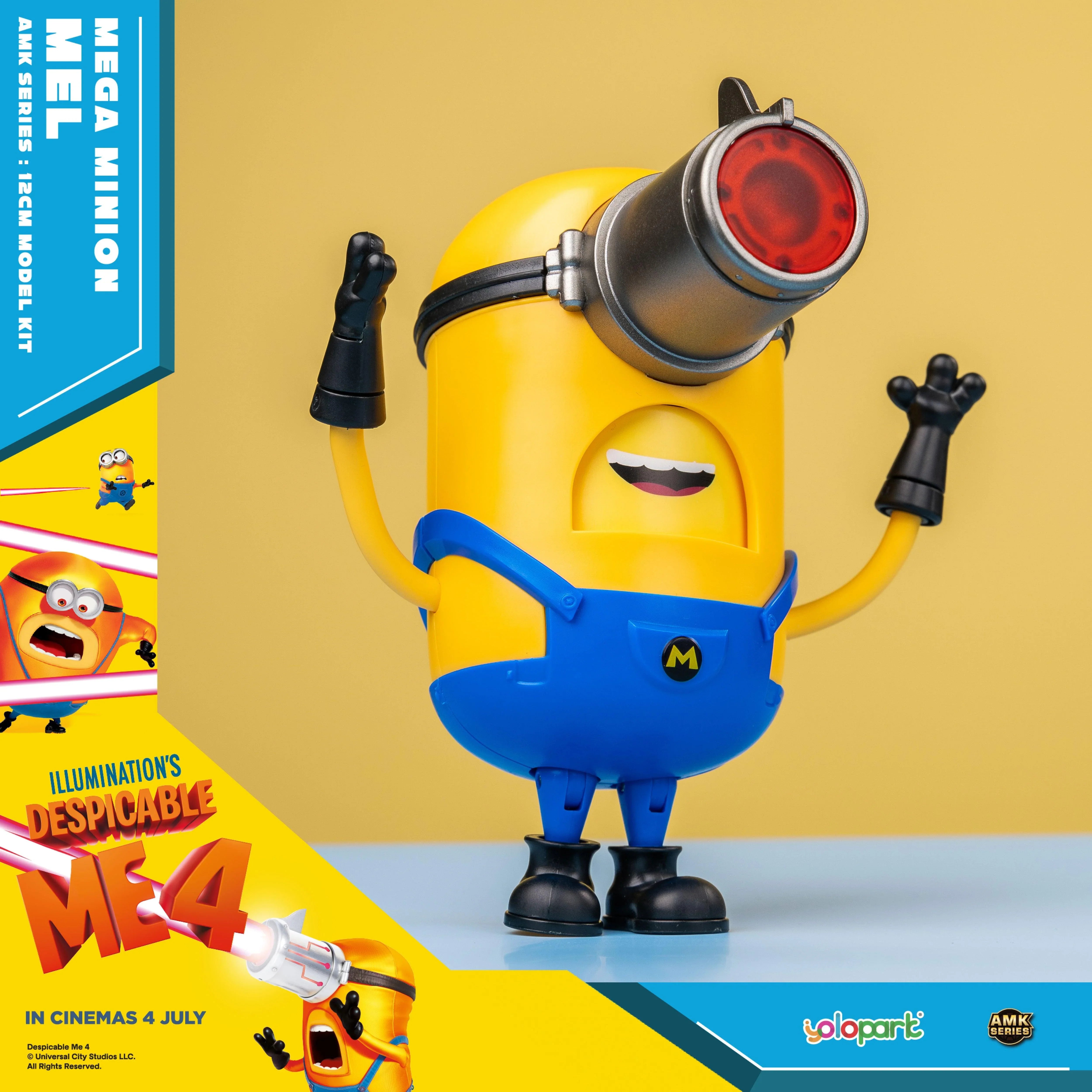 Despicable Me 4 - 12cm Mel Model Kit - Yolopark