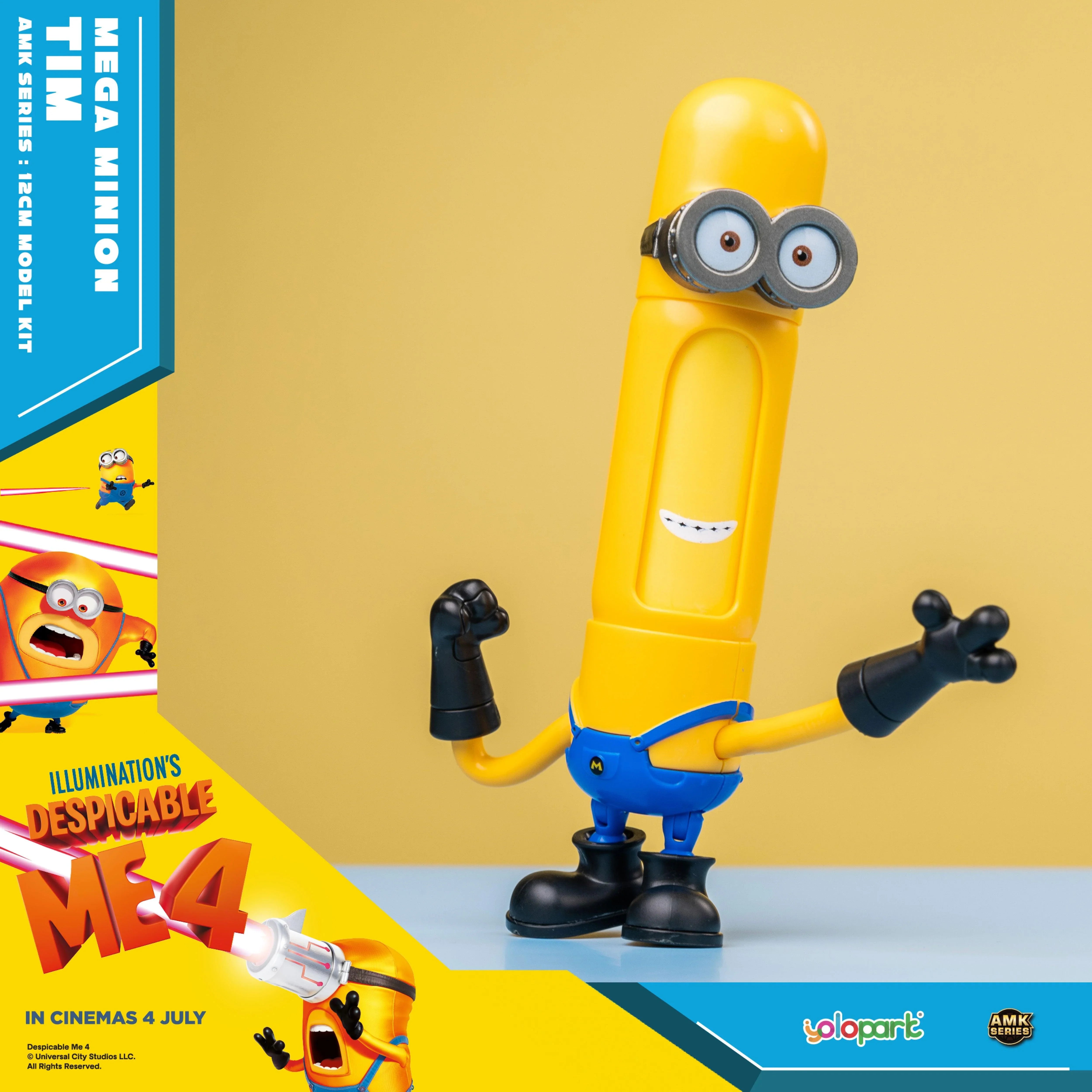 Despicable Me 4 - 13cm Tim Model Kit - Yolopark