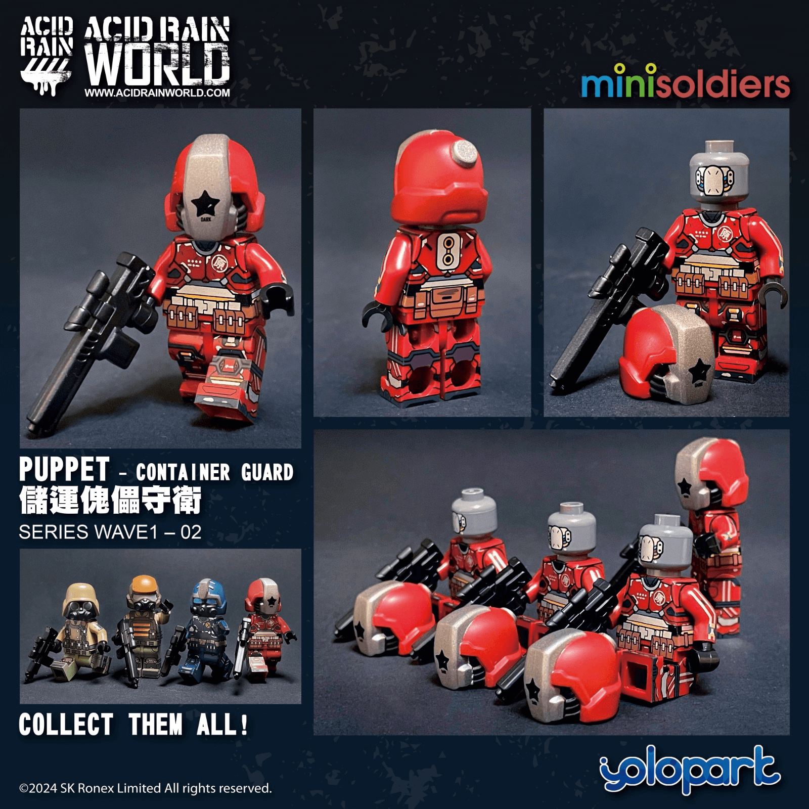 Acid Rain World Minisoldiers SERIES WAVE1 - Yolopark