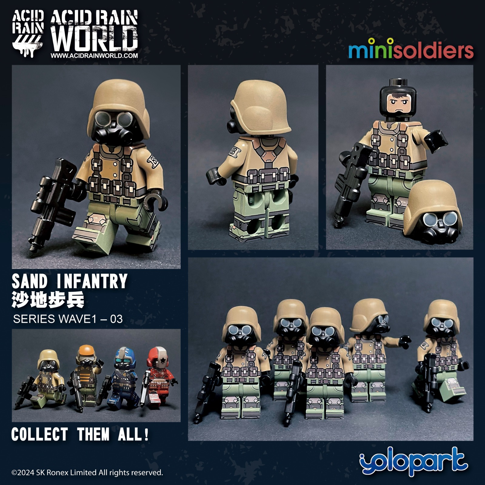 Acid Rain World Minisoldiers SERIES WAVE1 - Yolopark