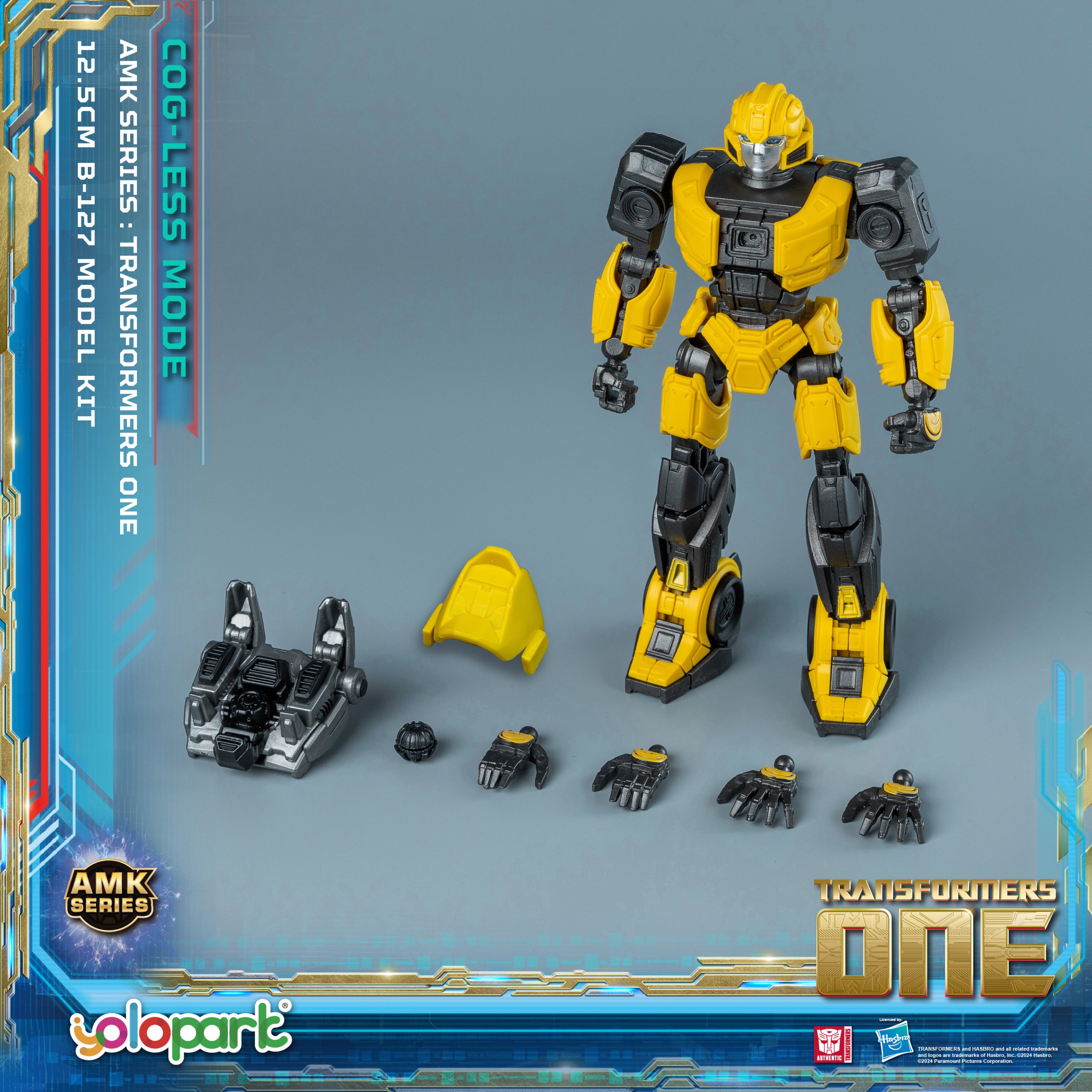 Transformers ONE - 12.5cm B-127 Cog-less Mode Pre-assembled Toy - AMK Series - Yolopark