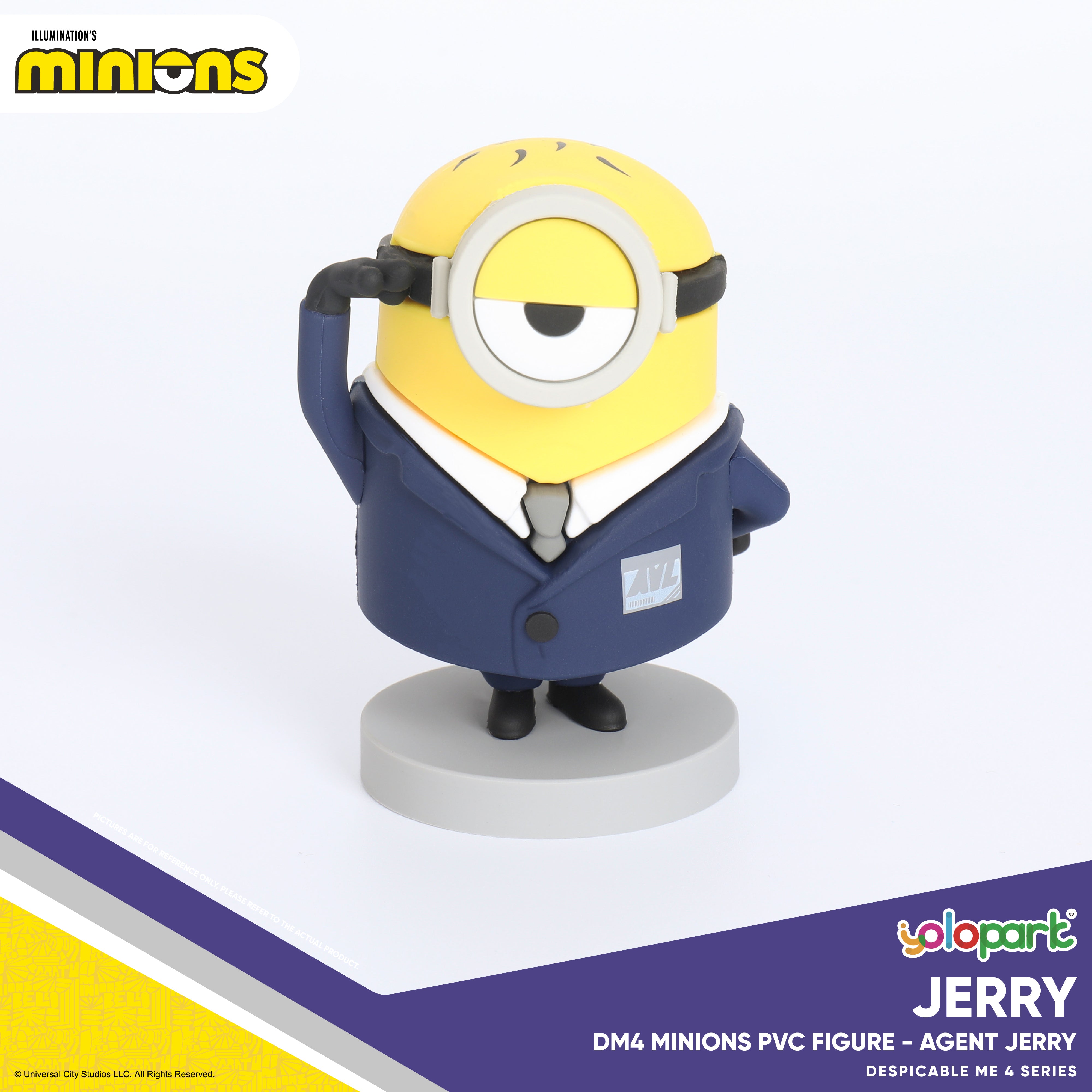 Despicable Me 4 Minions Toys - Secret Agents / Pit Crew Series