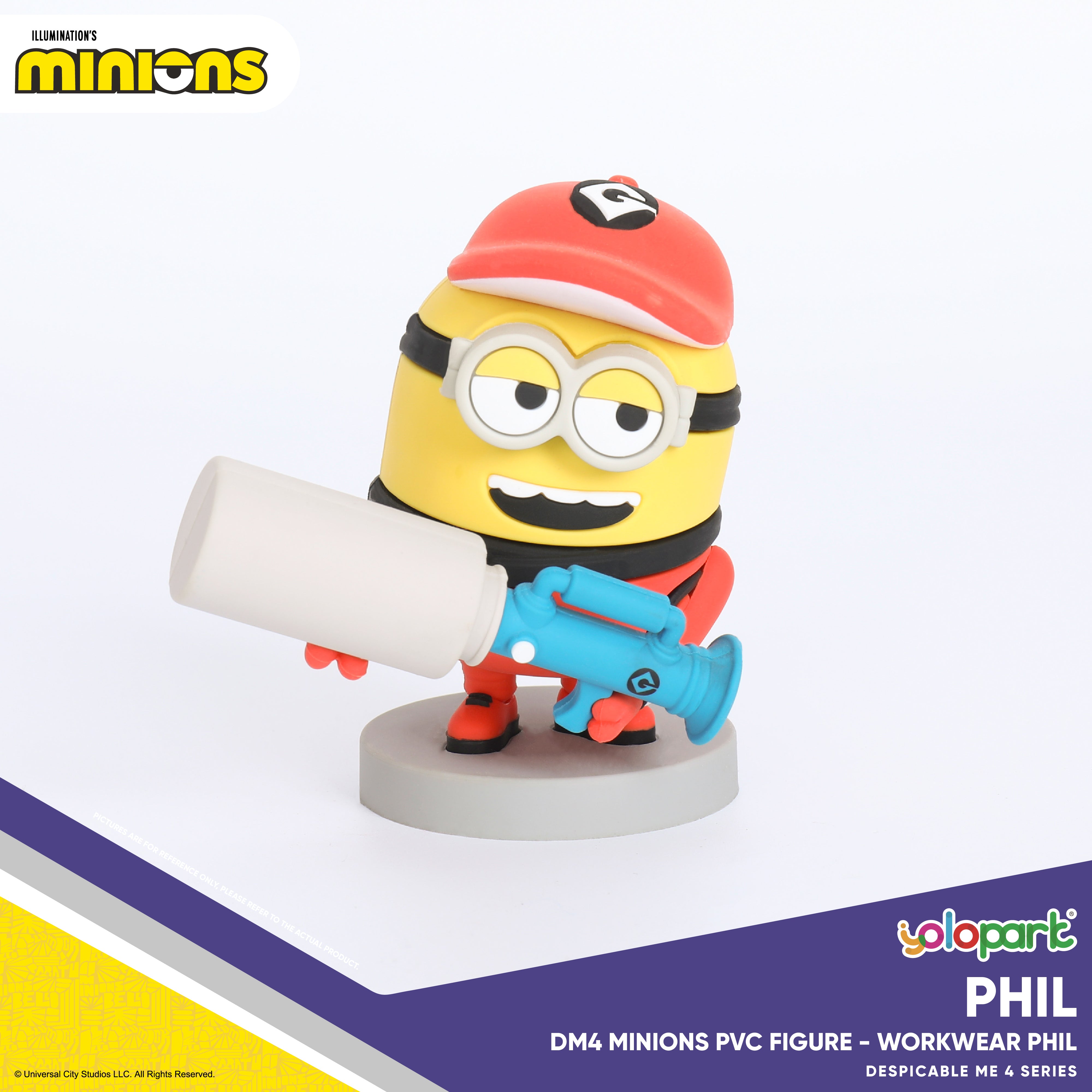 Despicable Me 4 Minions Toys - Secret Agents / Pit Crew Series