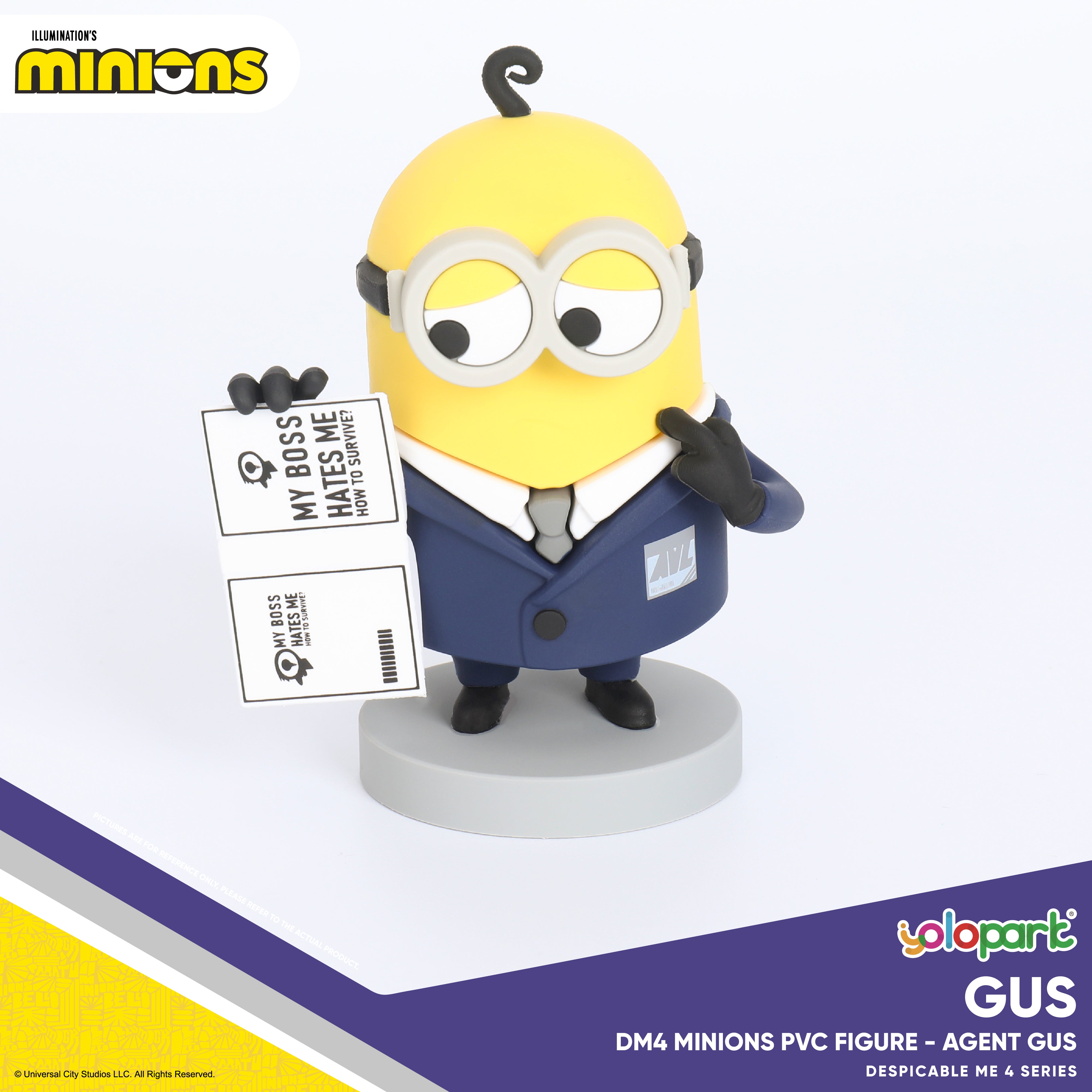 Despicable Me 4 Minions Toys - Secret Agents / Pit Crew Series