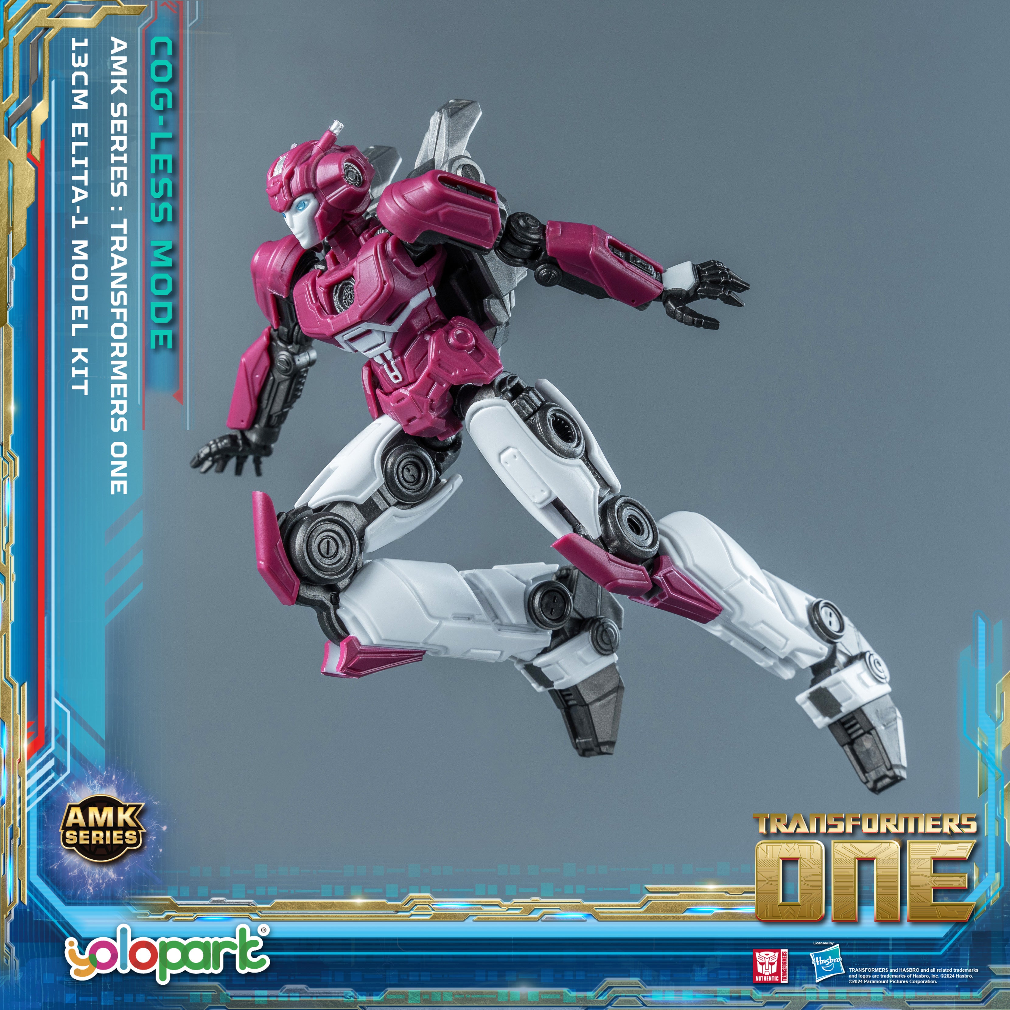 Transformers ONE - 13cm Elita-1 Cog-less Mode Pre-assembled Toy - AMK Series - Yolopark
