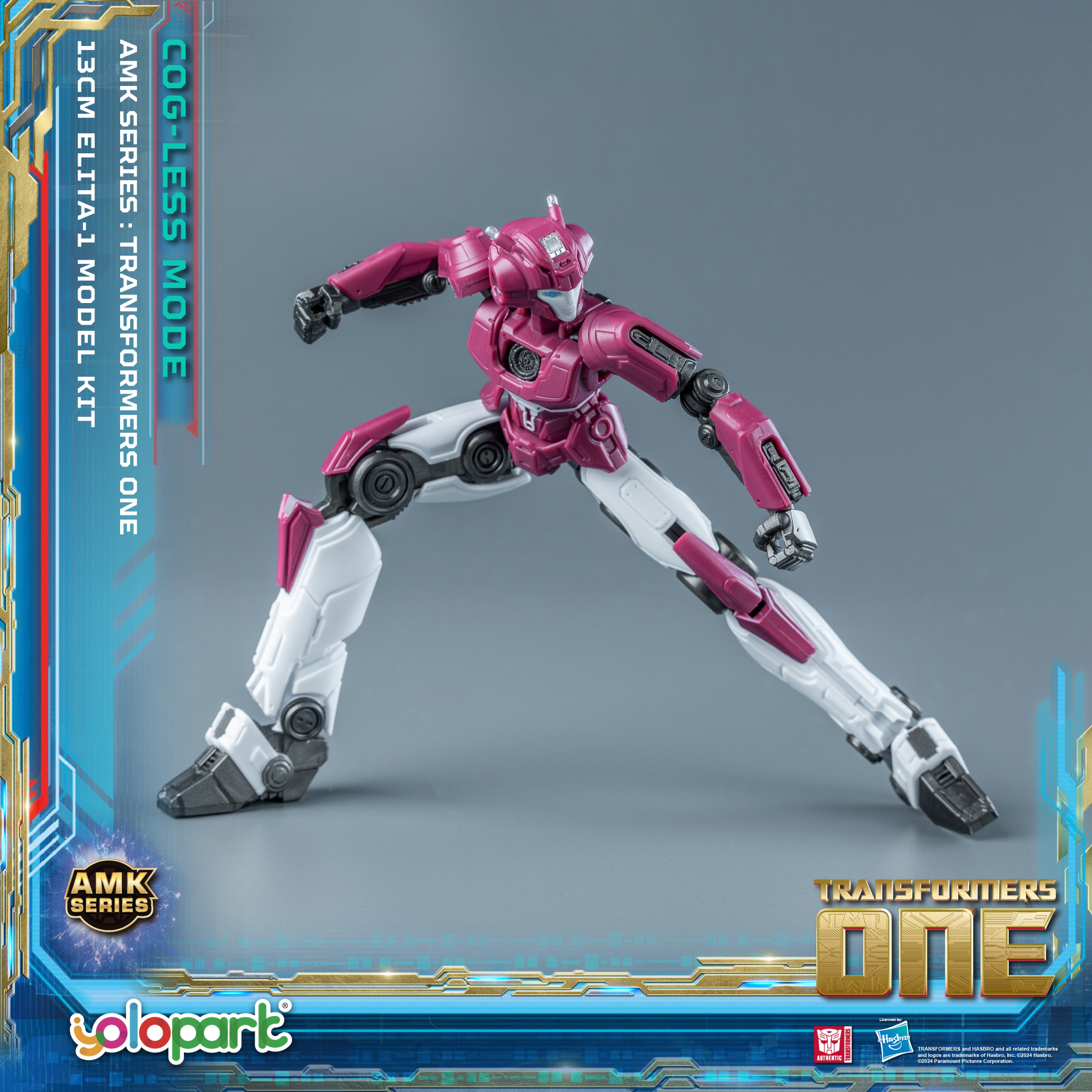 Transformers ONE - 13cm Elita-1 Cog-less Mode Pre-assembled Toy - AMK Series - Yolopark
