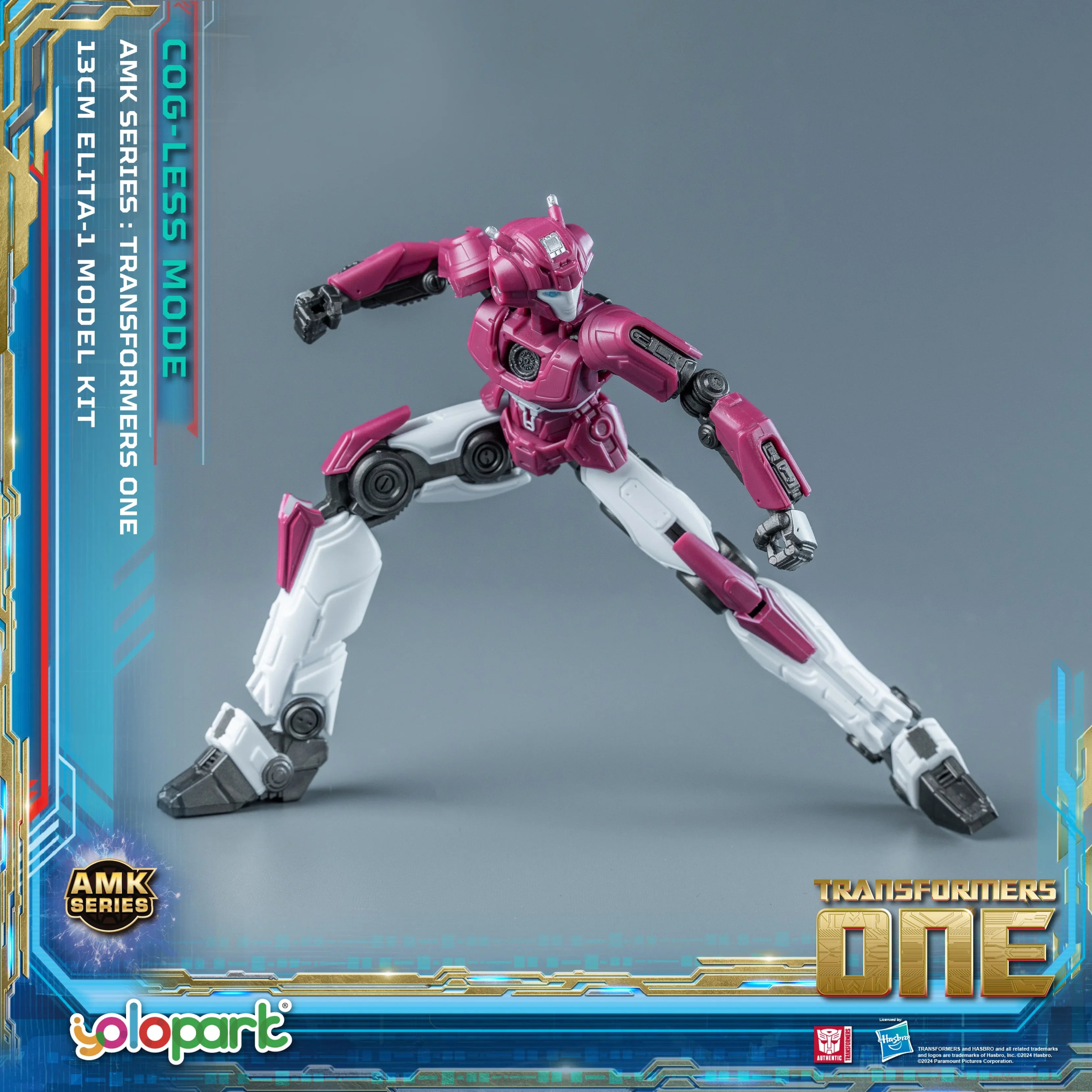 Transformers ONE - 13cm Elita-1 Cog-less Mode Pre-assembled Toy - AMK Series - Yolopark