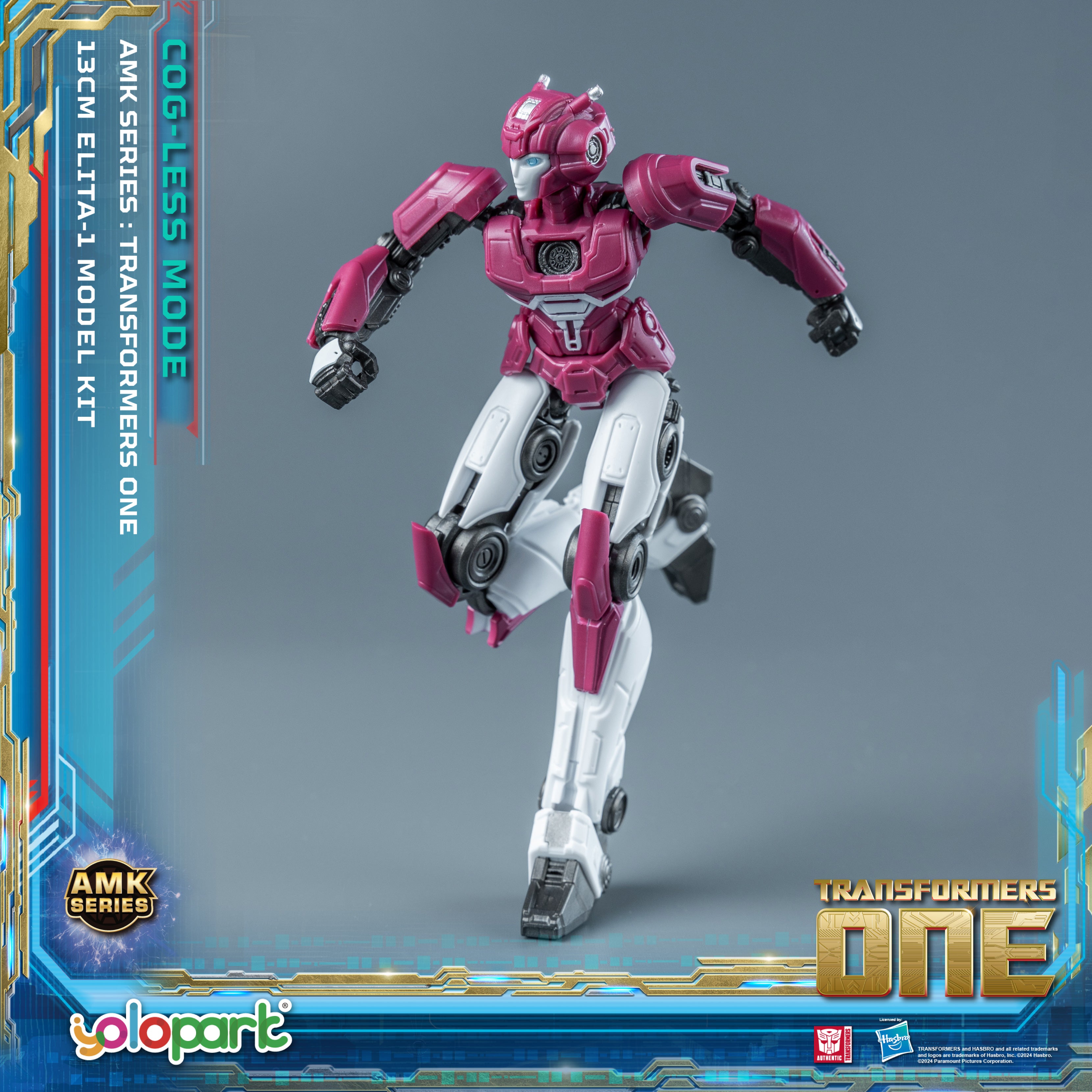 Transformers ONE - 13cm Elita-1 Cog-less Mode Pre-assembled Toy - AMK Series - Yolopark