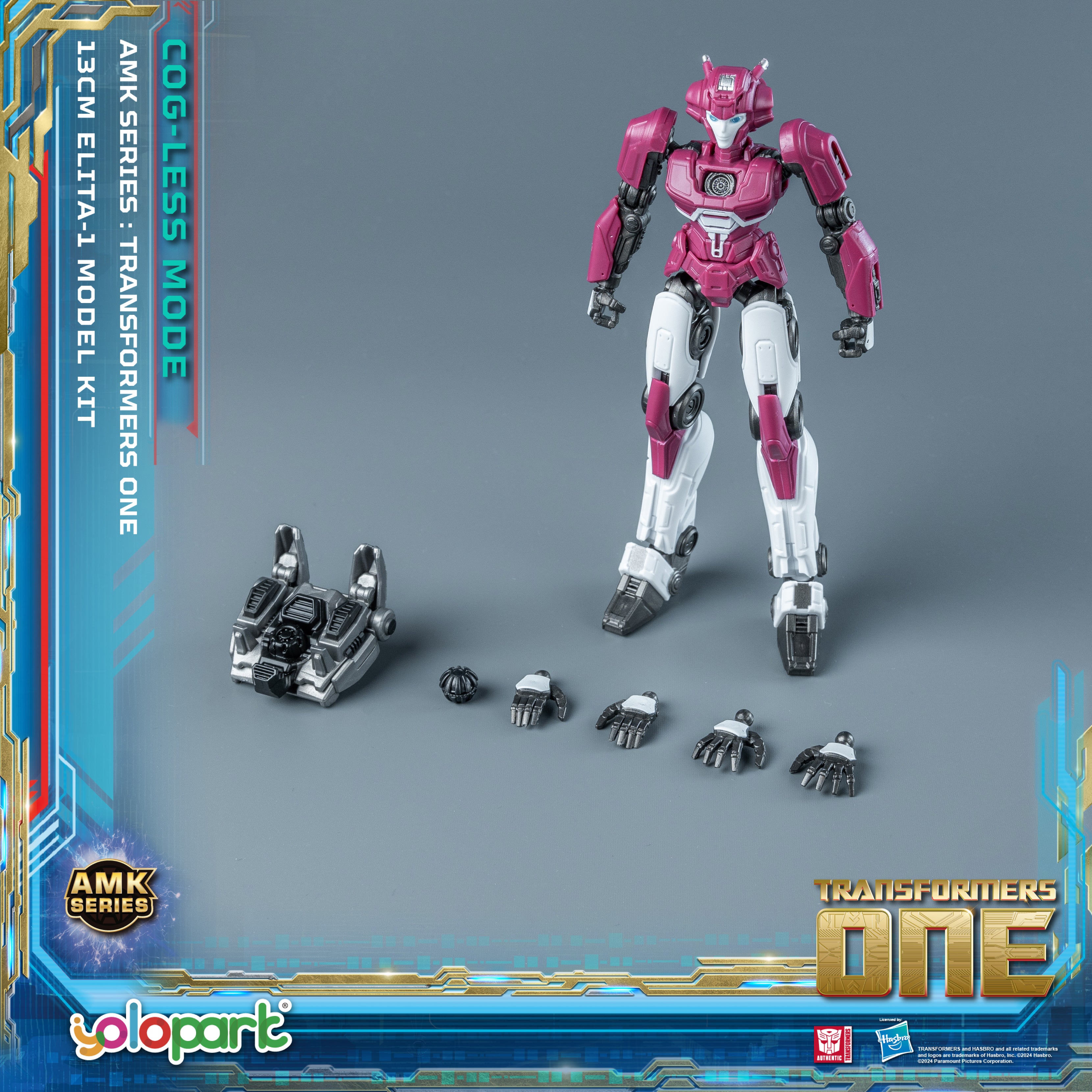 Transformers ONE - 13cm Elita-1 Cog-less Mode Pre-assembled Toy - AMK Series - Yolopark