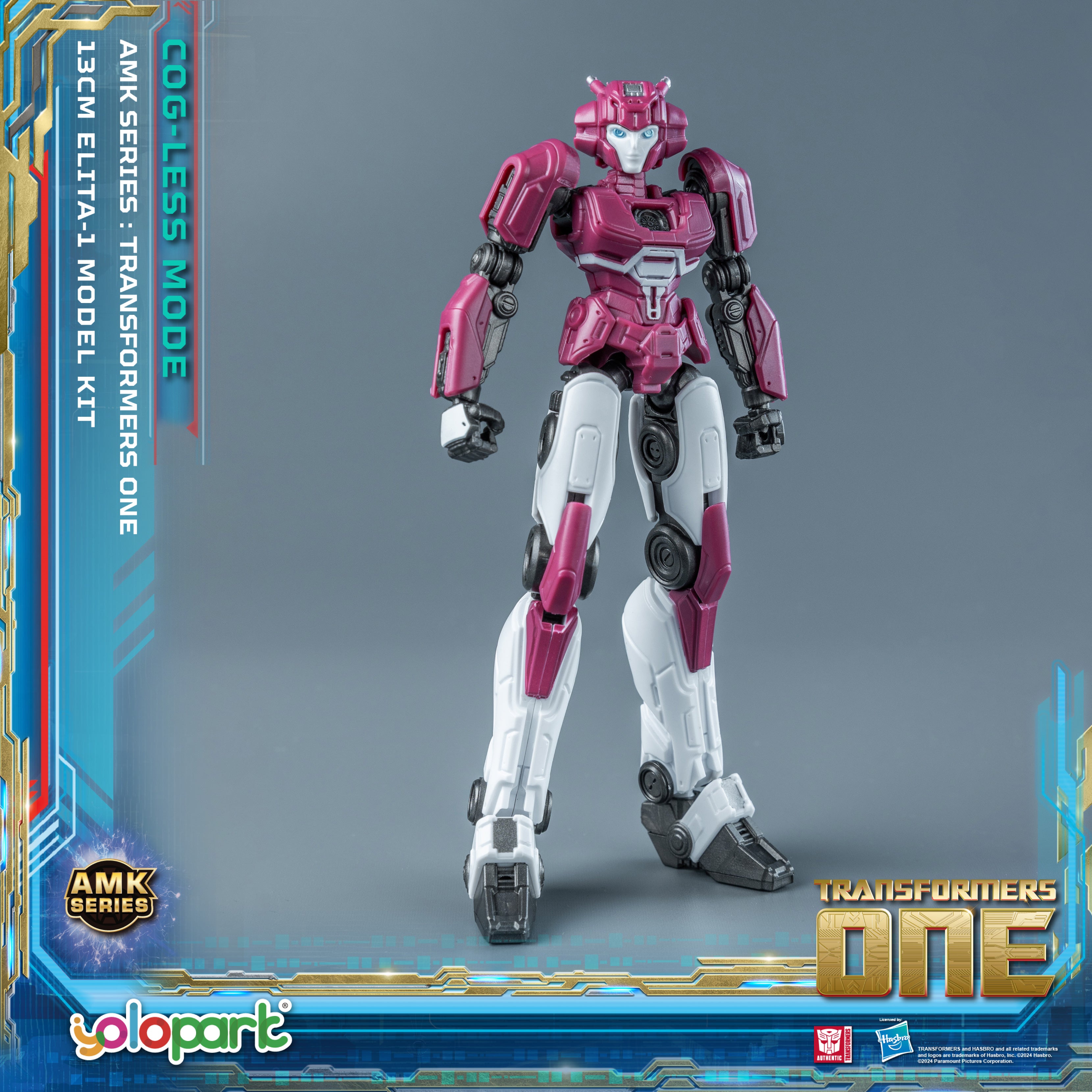 Transformers ONE - 13cm Elita-1 Cog-less Mode Pre-assembled Toy - AMK Series - Yolopark