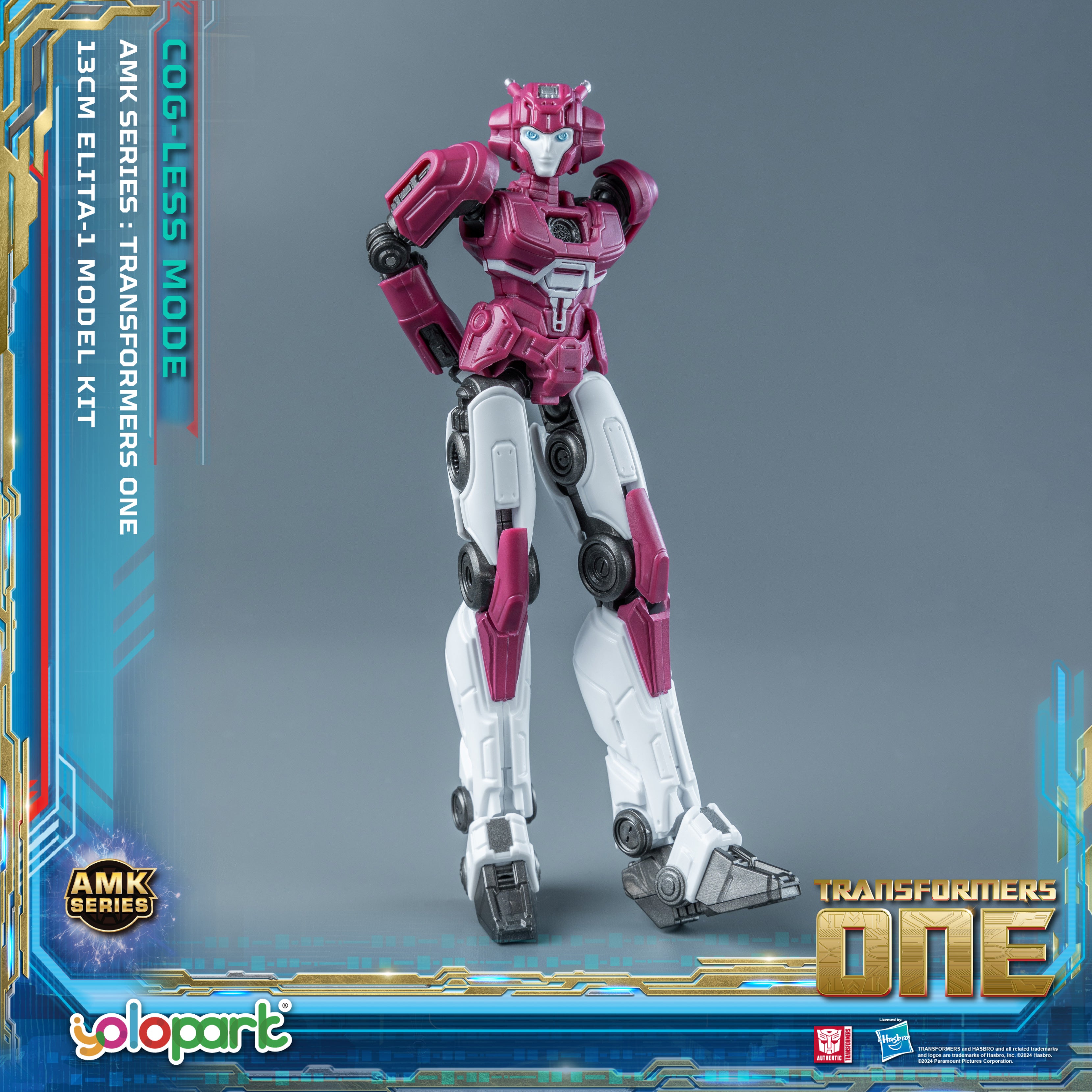 Transformers ONE - 13cm Elita-1 Cog-less Mode Pre-assembled Toy - AMK Series - Yolopark