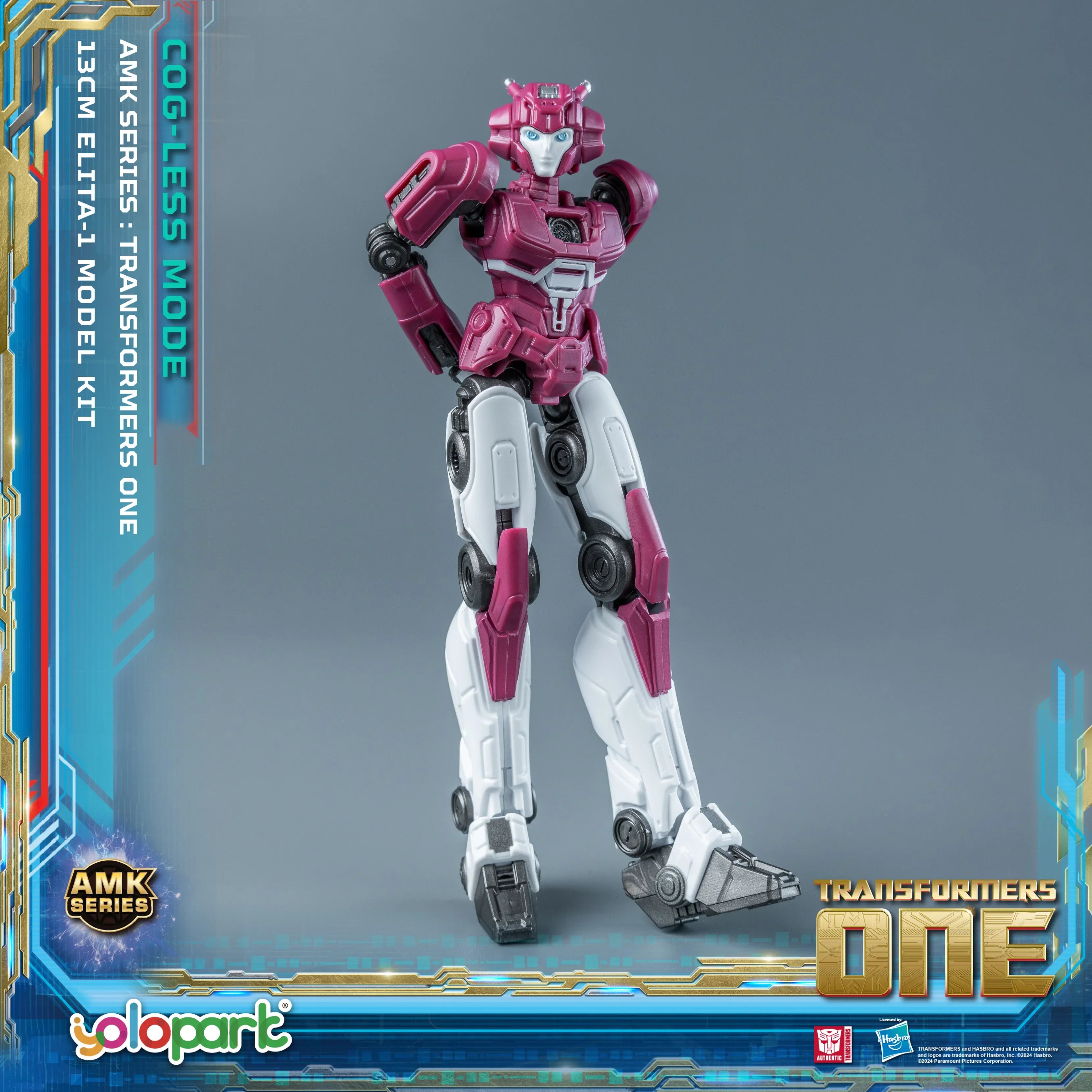Transformers ONE - 13cm Elita-1 Cog-less Mode Pre-assembled Toy - AMK Series - Yolopark