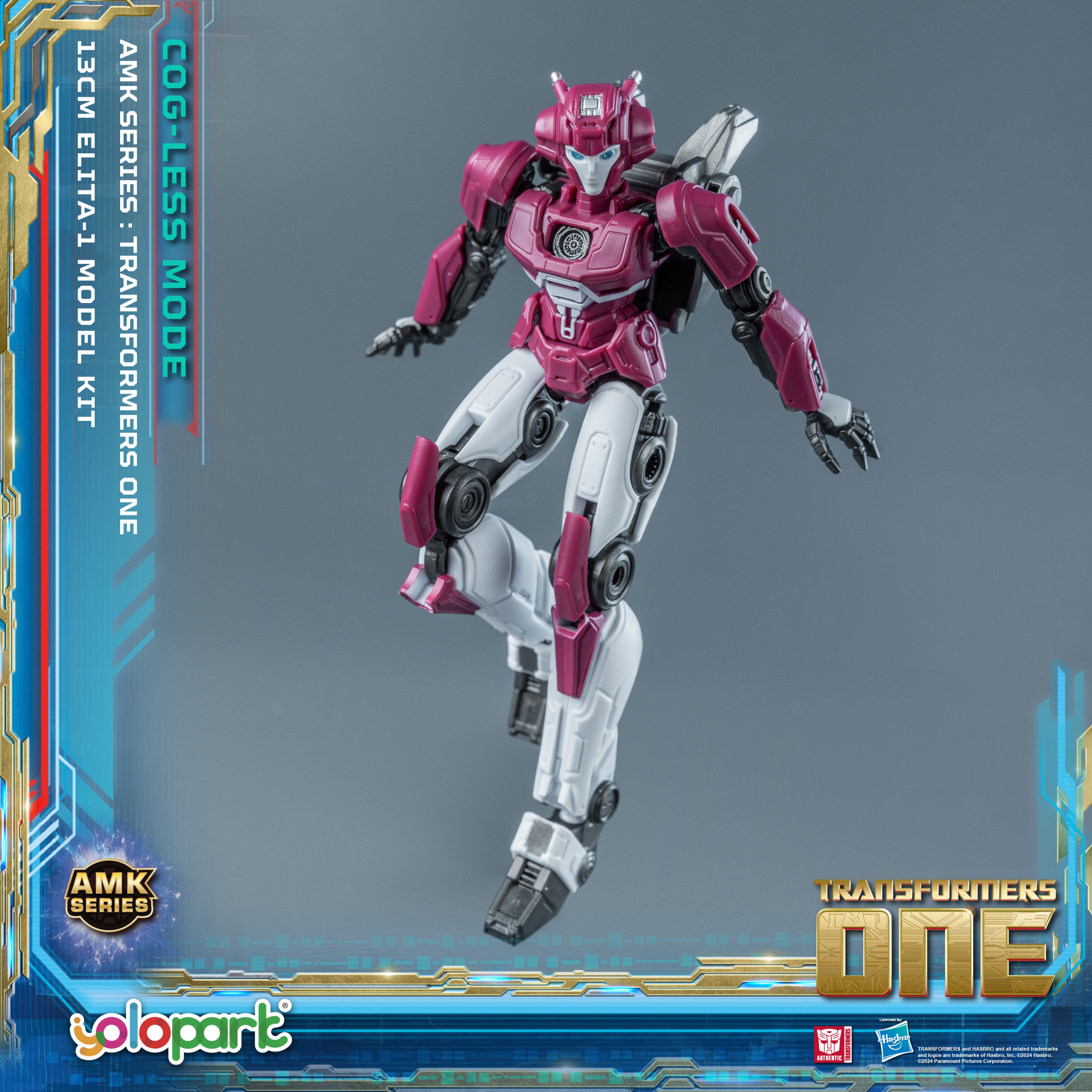 Transformers ONE - 13cm Elita-1 Cog-less Mode Pre-assembled Toy - AMK Series - Yolopark