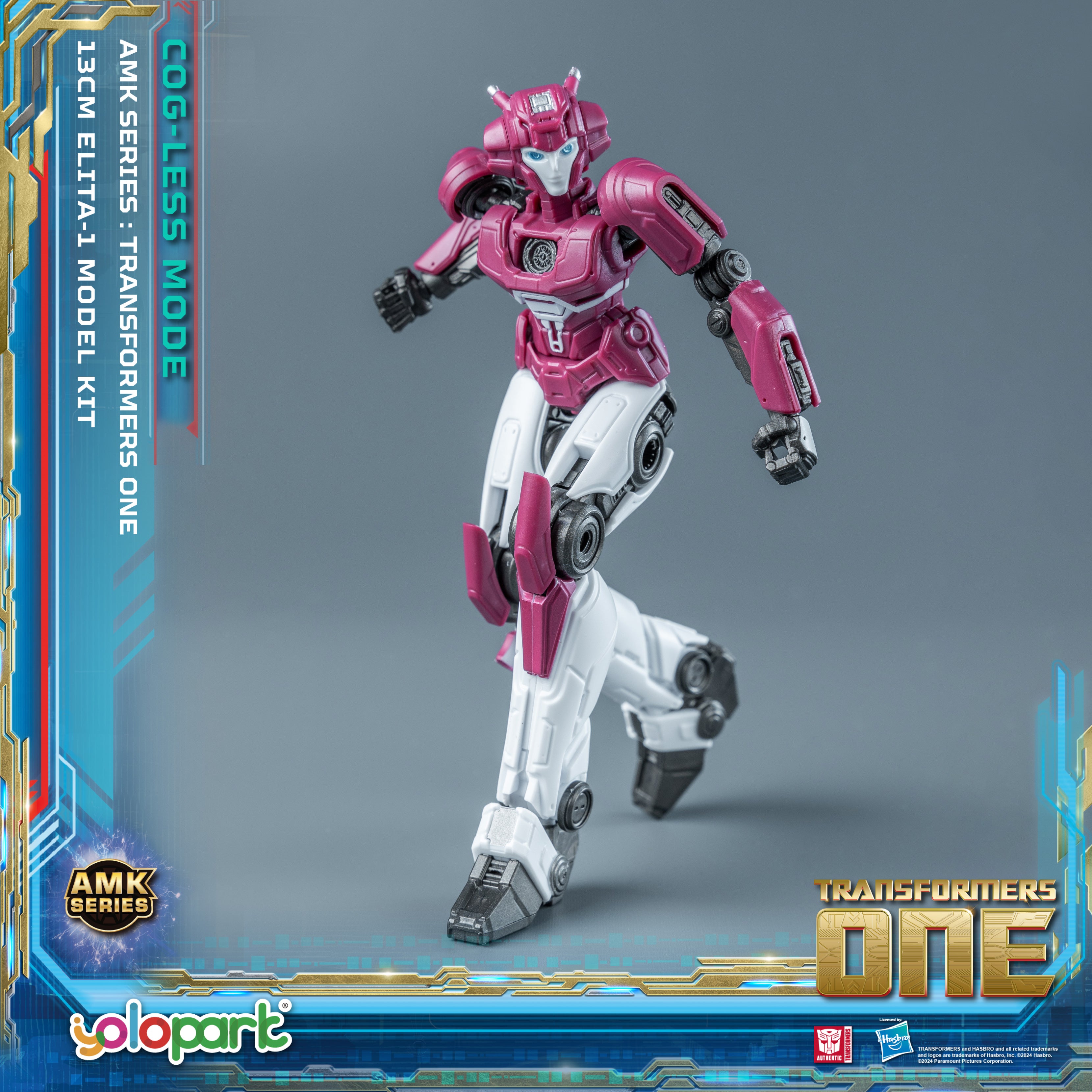 Transformers ONE - 13cm Elita-1 Cog-less Mode Pre-assembled Toy - AMK Series - Yolopark