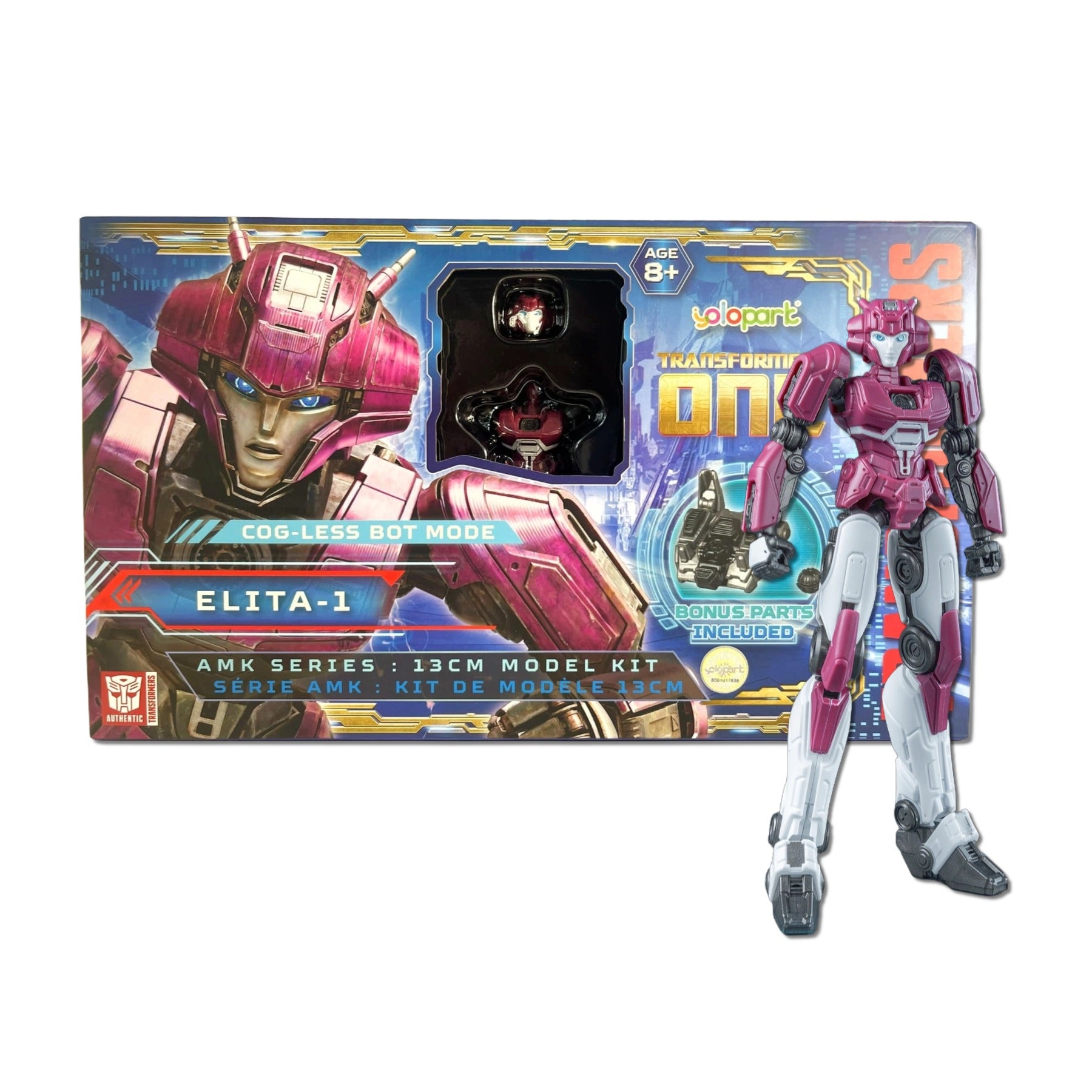 Transformers ONE - 13cm Elita-1 Cog-less Mode Pre-assembled Toy - AMK Series - Yolopark