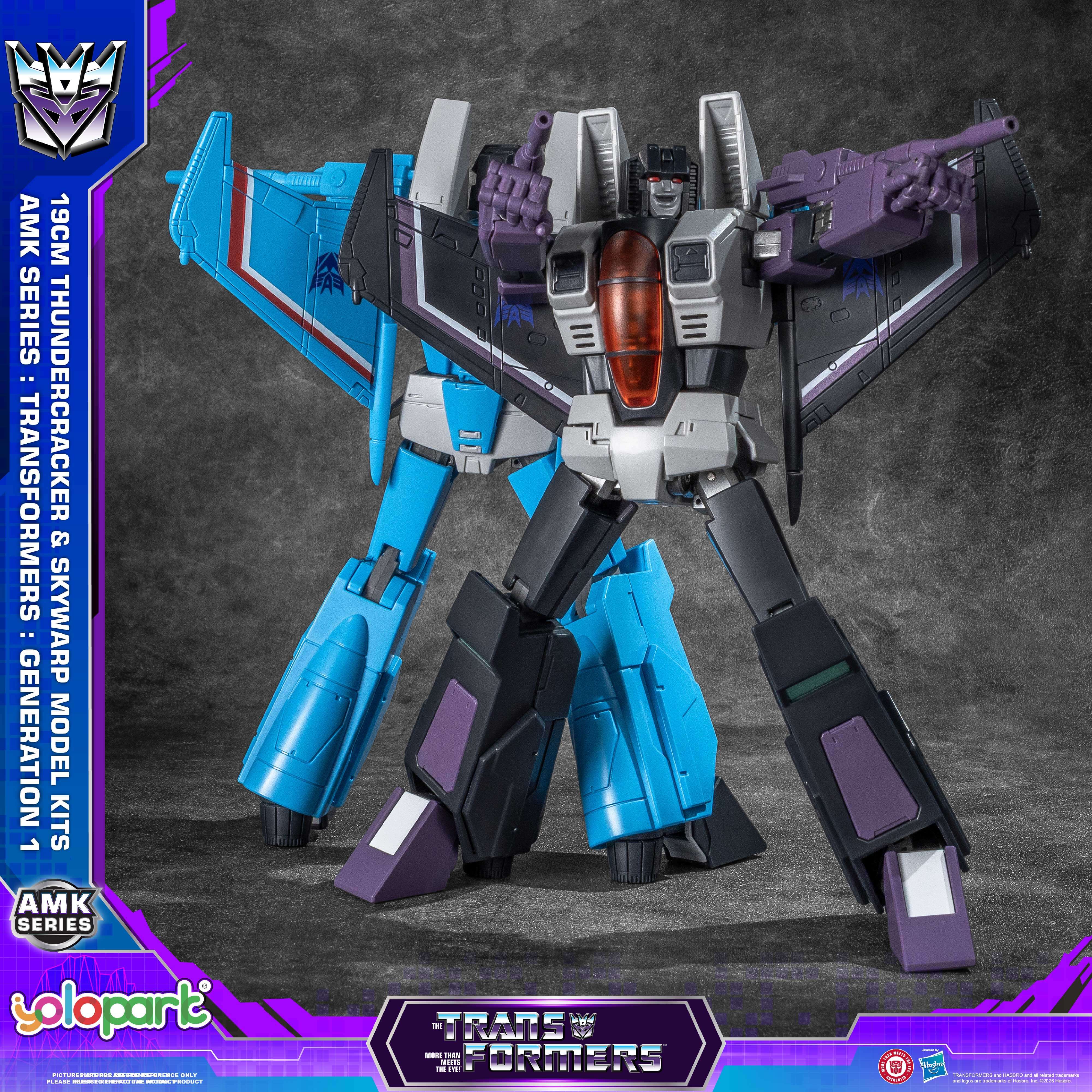 Transformers: Generation 1 - 19cm Thundercracker & Skywarp Model Kit Set - AMK Series