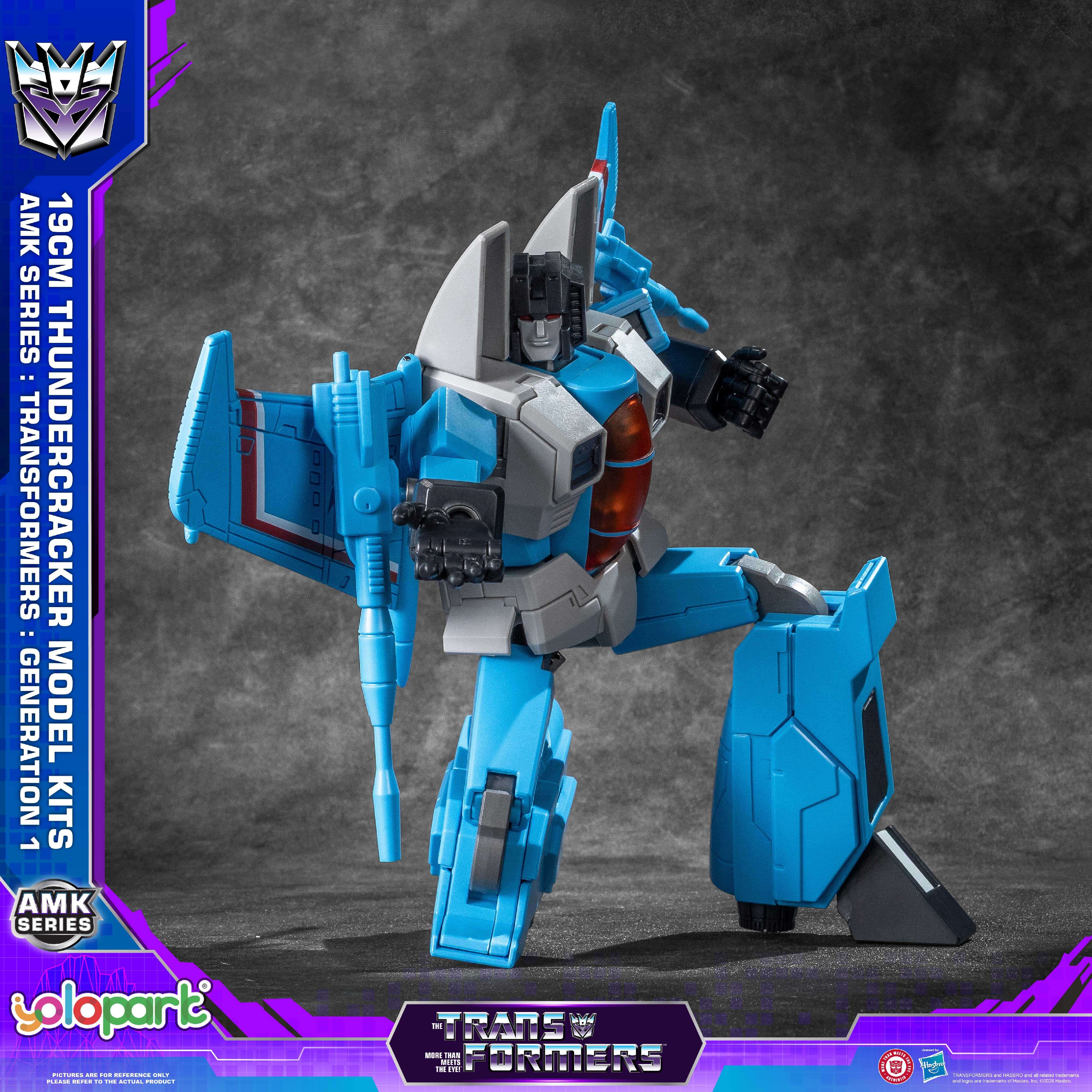 Transformers: Generation 1 - 19cm Thundercracker & Skywarp Model Kit Set - AMK Series