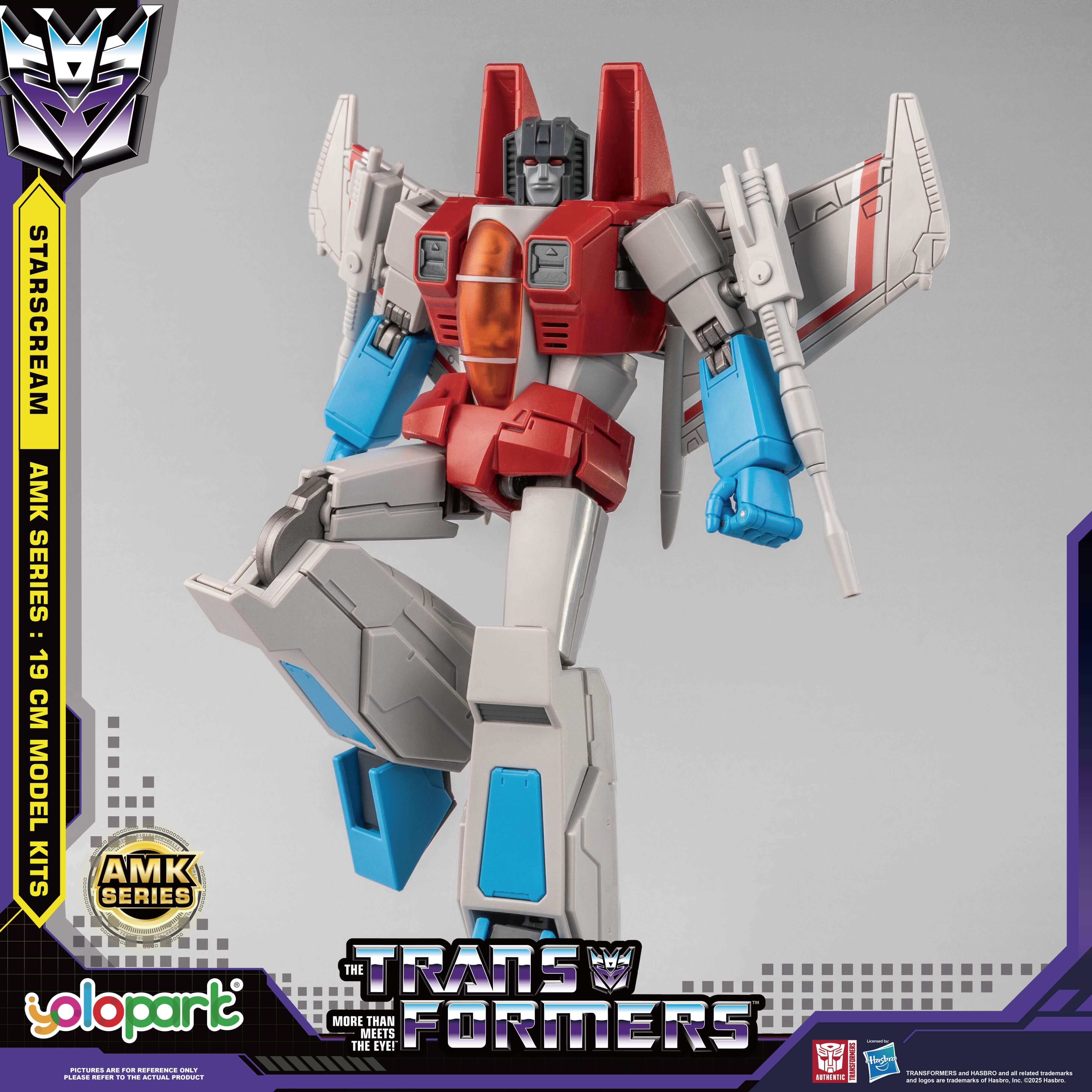 Transformers: Generation 1 - 19cm Starscream Model Kit - AMK Series