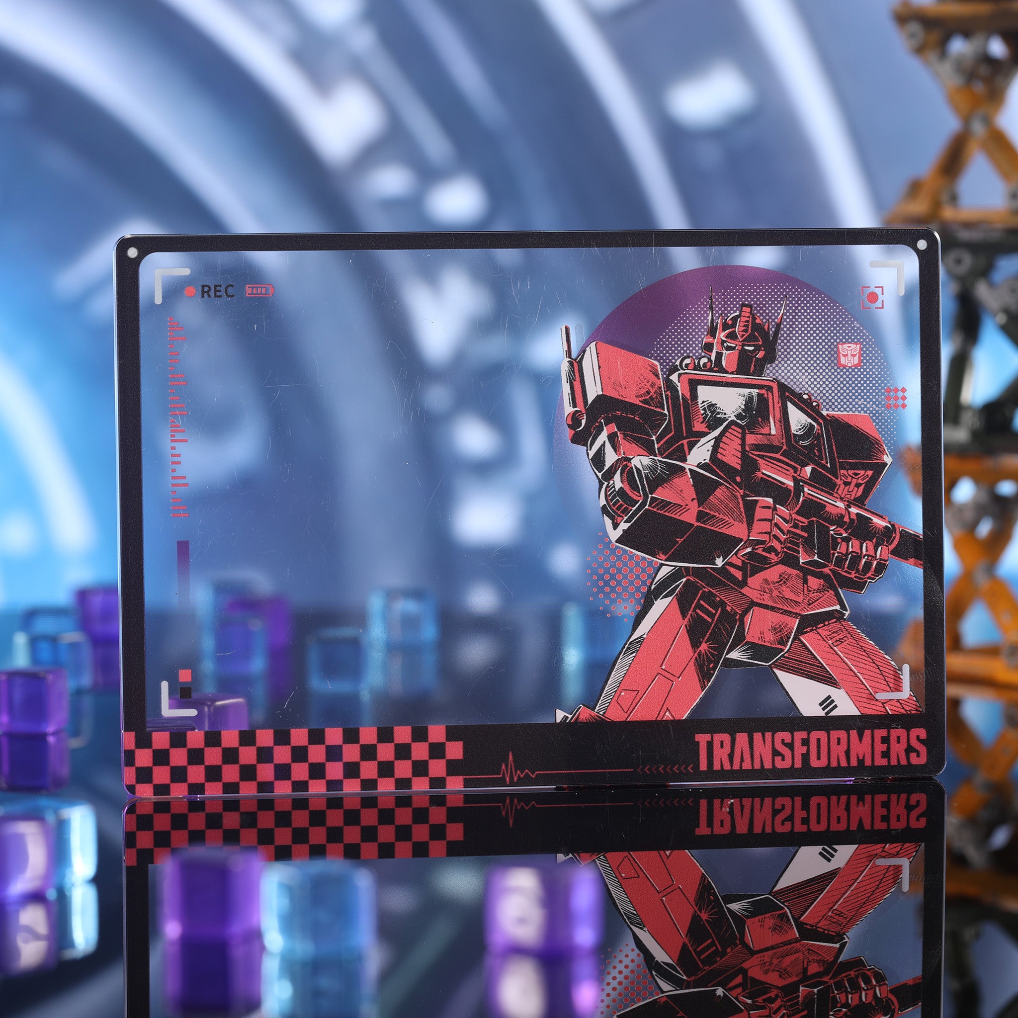 Transformers Character Acrylic Transparent Card
