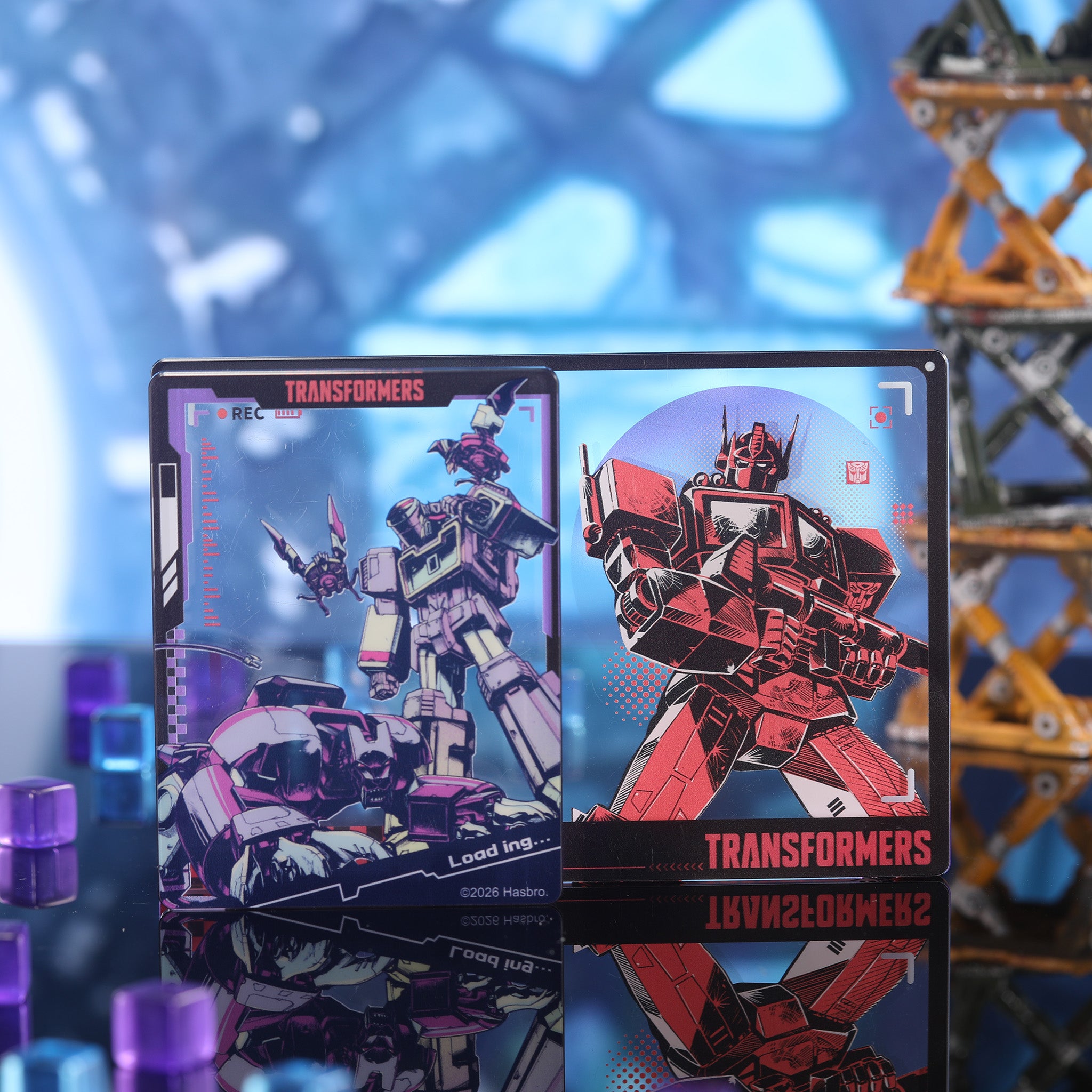 Transformers Character Acrylic Transparent Card