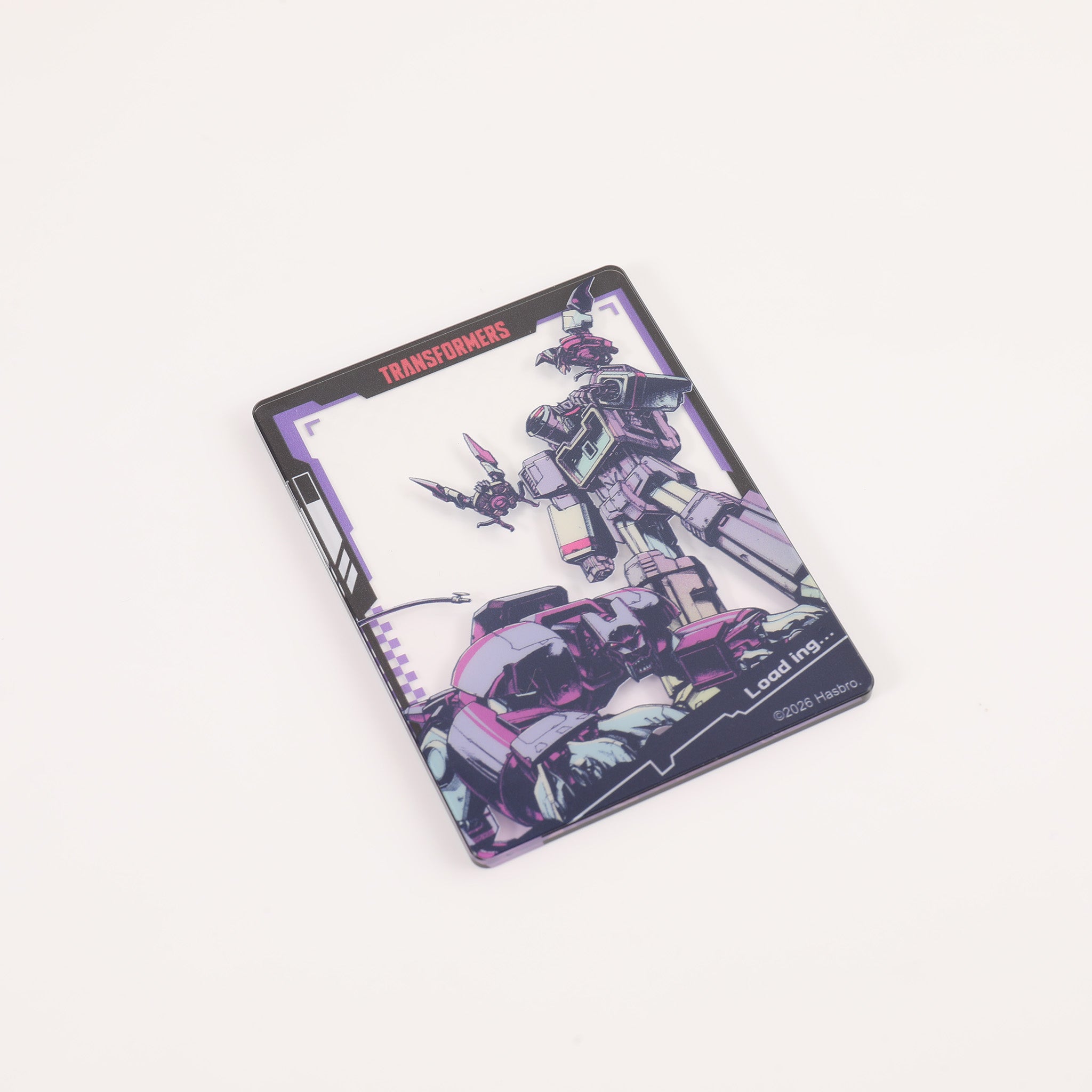 Transformers Character Acrylic Transparent Card