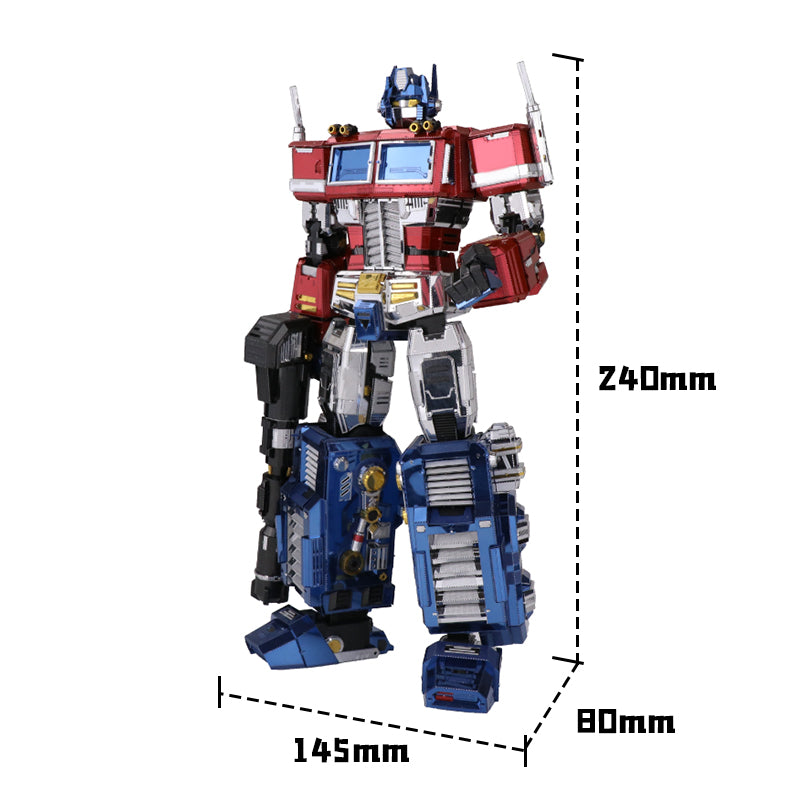 Transformers: Generation 1 - 24cm Optimus Prime 3D Metal Puzzle Model Kit - Yolopark