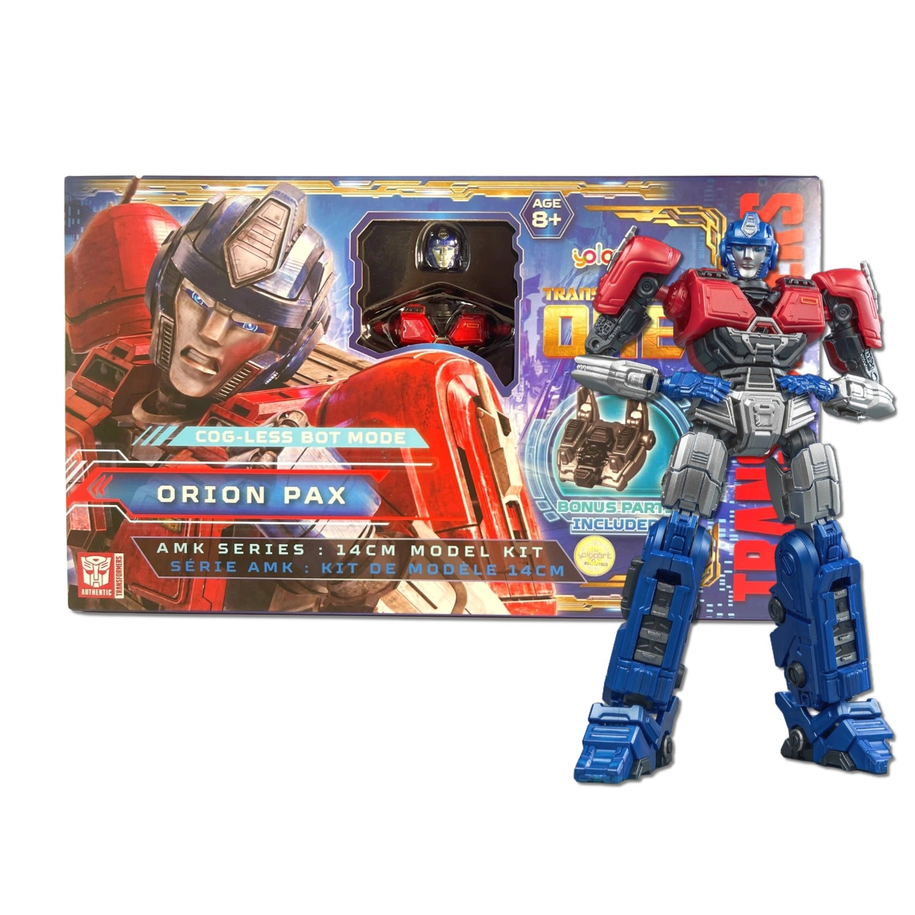 Transformers ONE - 14cm Orion Pax Cog-less Mode Pre-assembled Toy - AMK Series - Yolopark