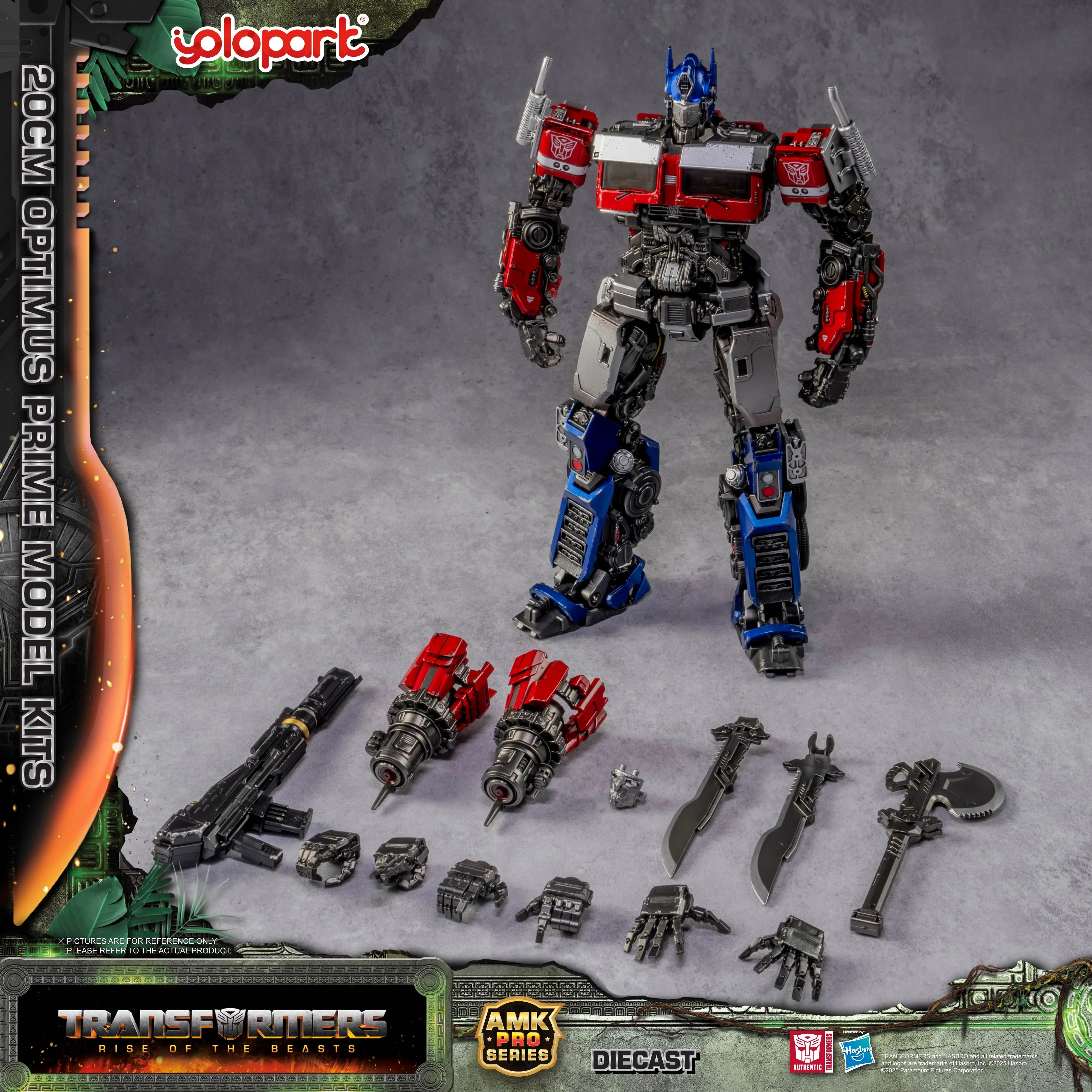 Transformers: Rise of the Beasts - 20cm Optimus Prime Model Kit - AMK PRO Series
