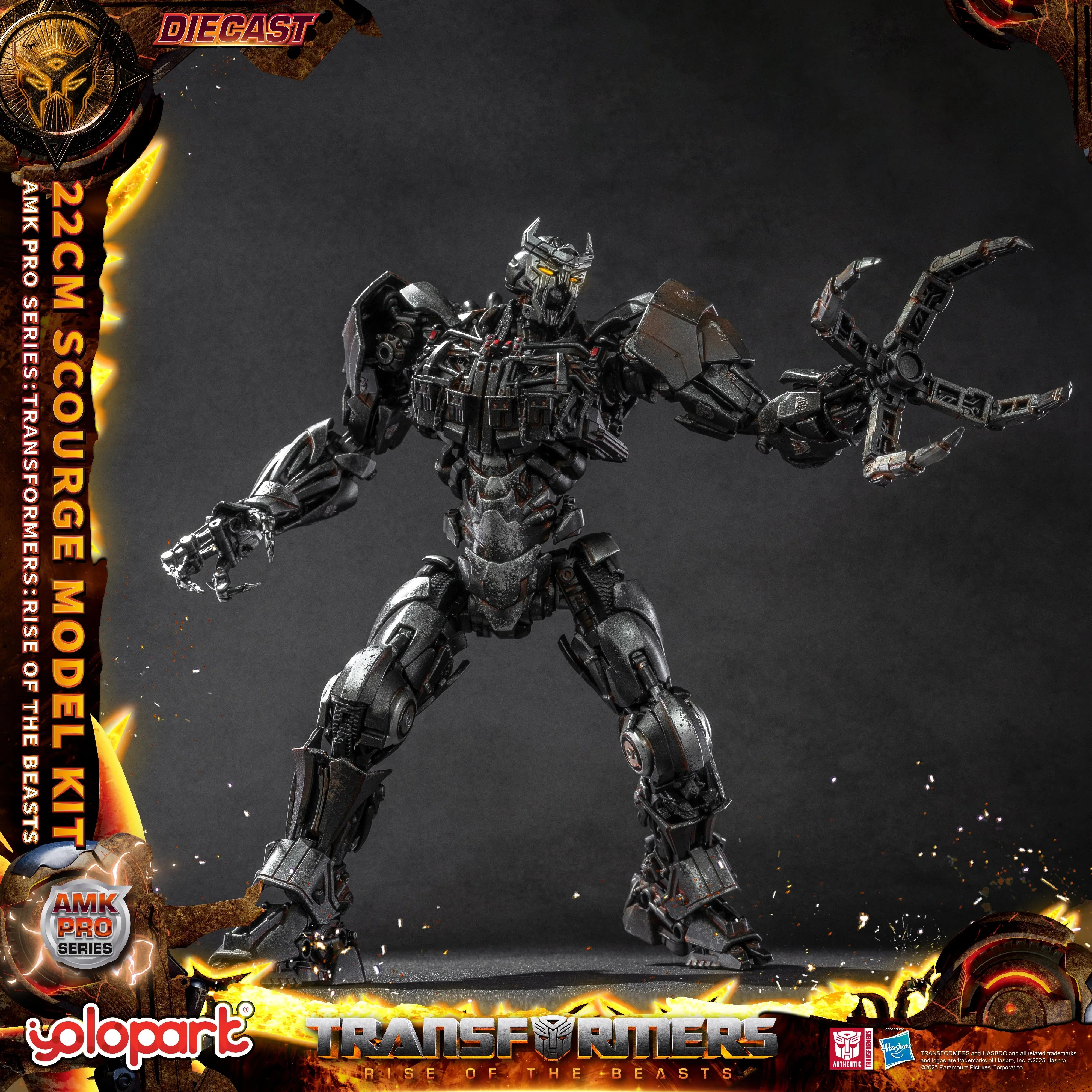 Transformers: Rise of the Beasts - 22cm Scourge Model Kit - AMK PRO Series - Yolopark