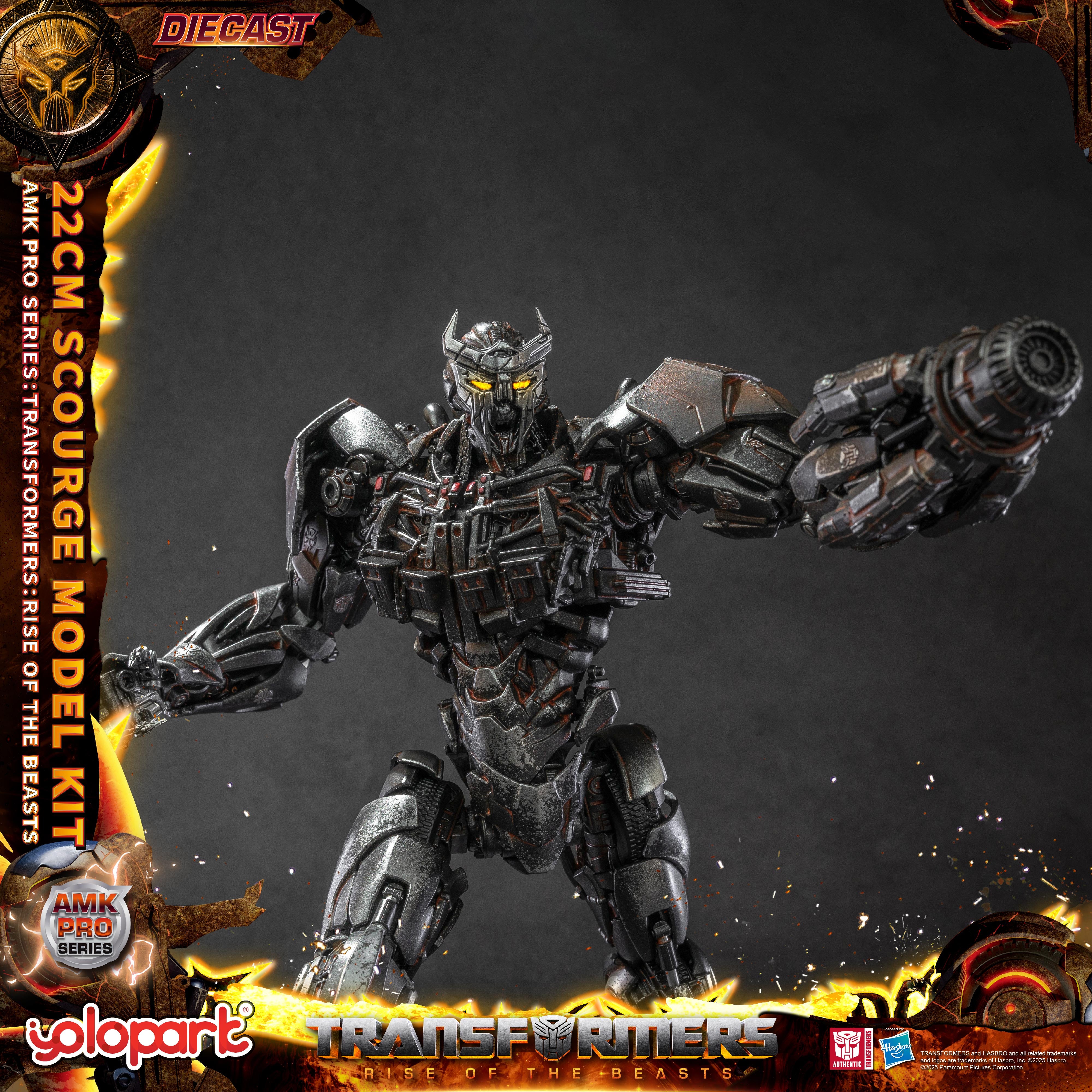 Transformers: Rise of the Beasts - 22cm Scourge Model Kit - AMK PRO Series - Yolopark