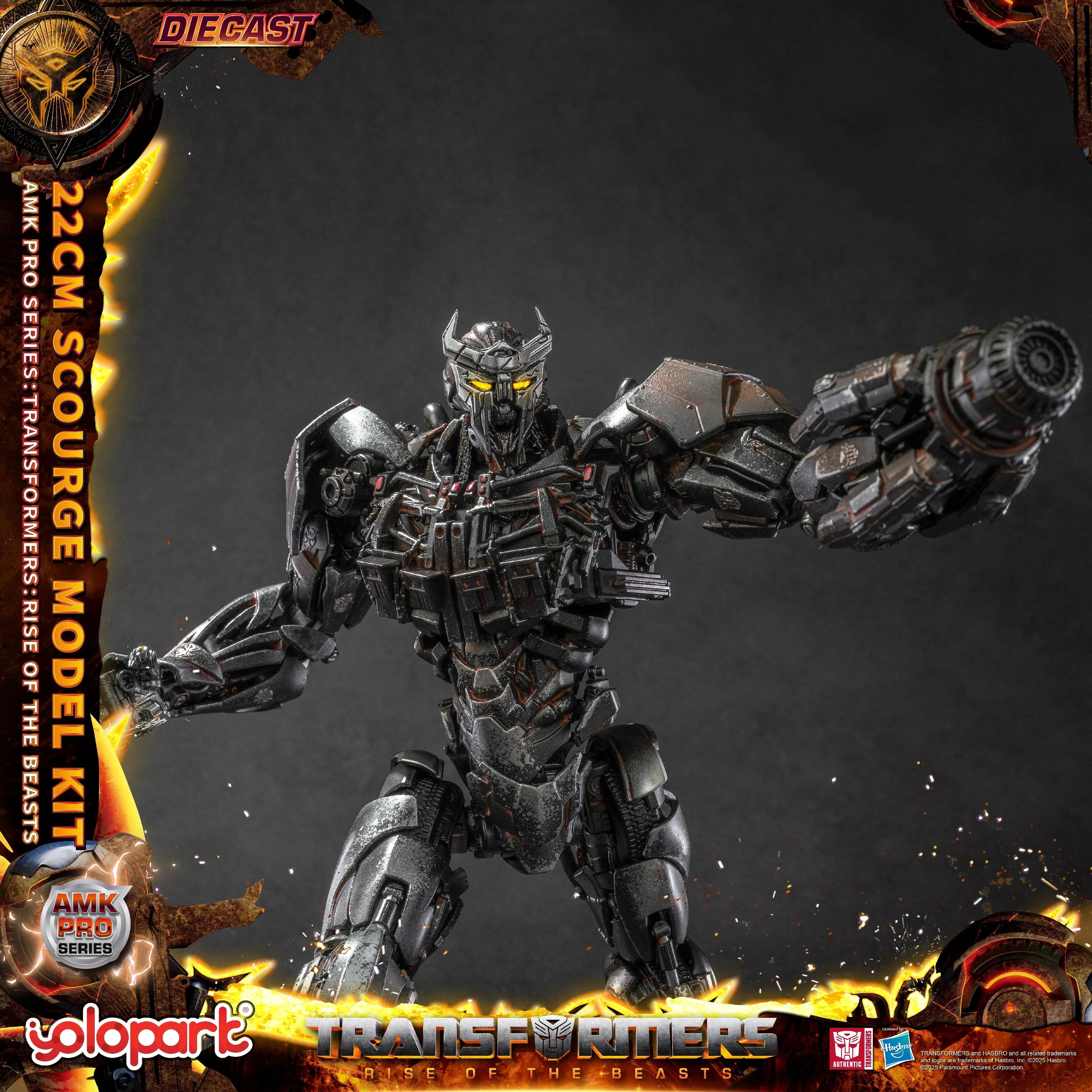 Transformers: Rise of the Beasts - 22cm Scourge Model Kit - AMK PRO Series - Yolopark
