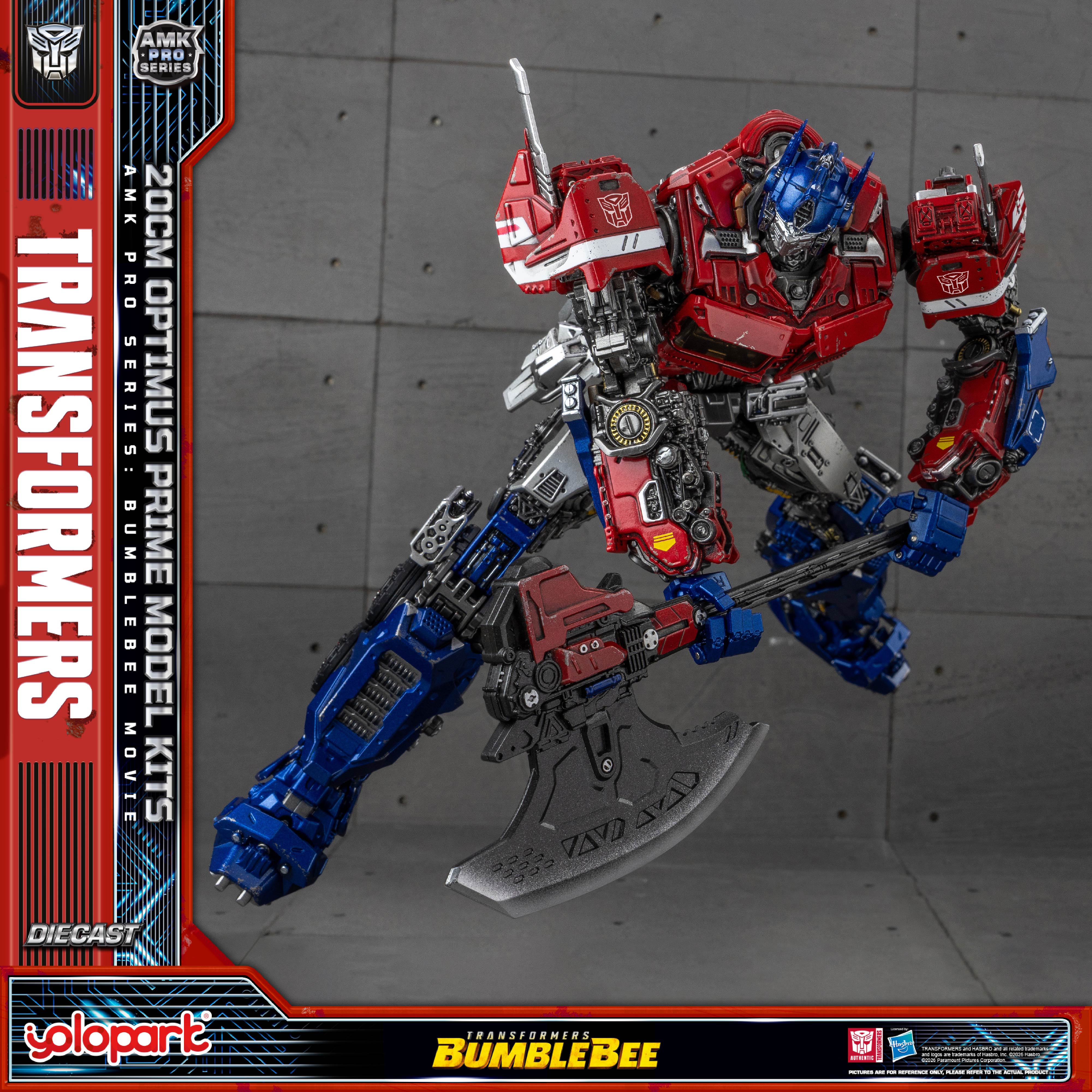 Transformers: Bumblebee - 20cm Optimus Prime Model Kit - AMK PRO Series