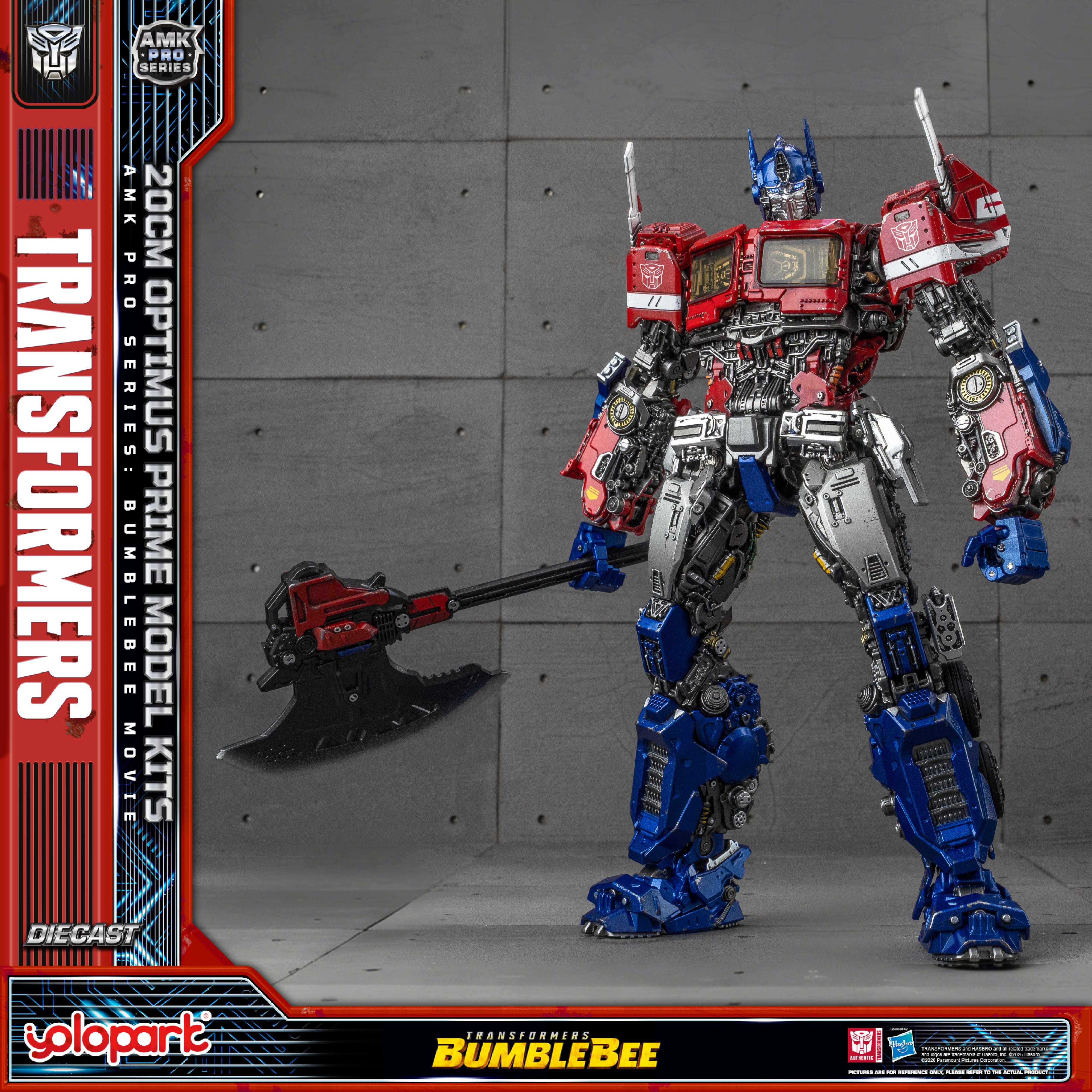 Transformers: Bumblebee - 20cm Optimus Prime Model Kit - AMK PRO Series