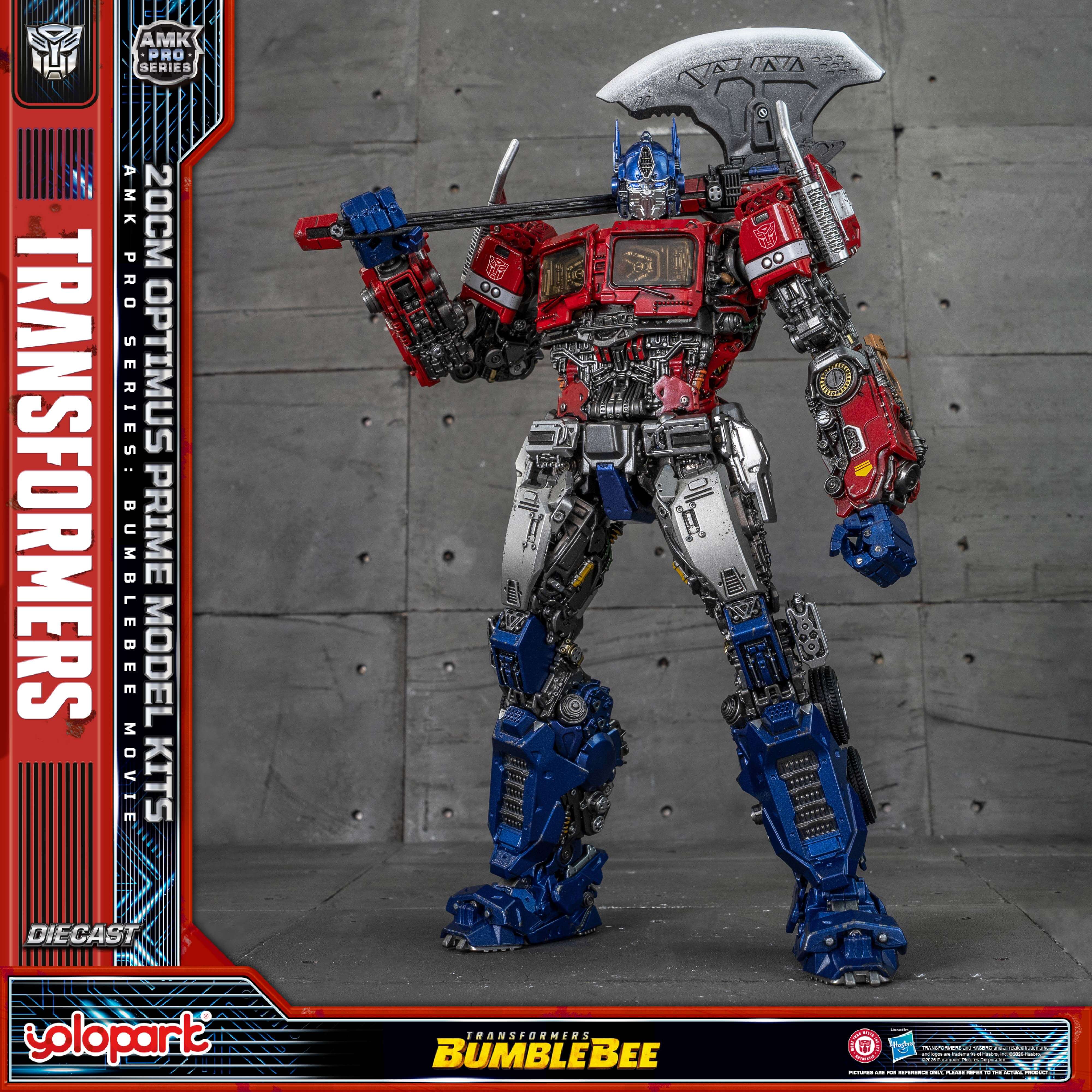 Transformers: Bumblebee - 20cm Optimus Prime Model Kit - AMK PRO Series