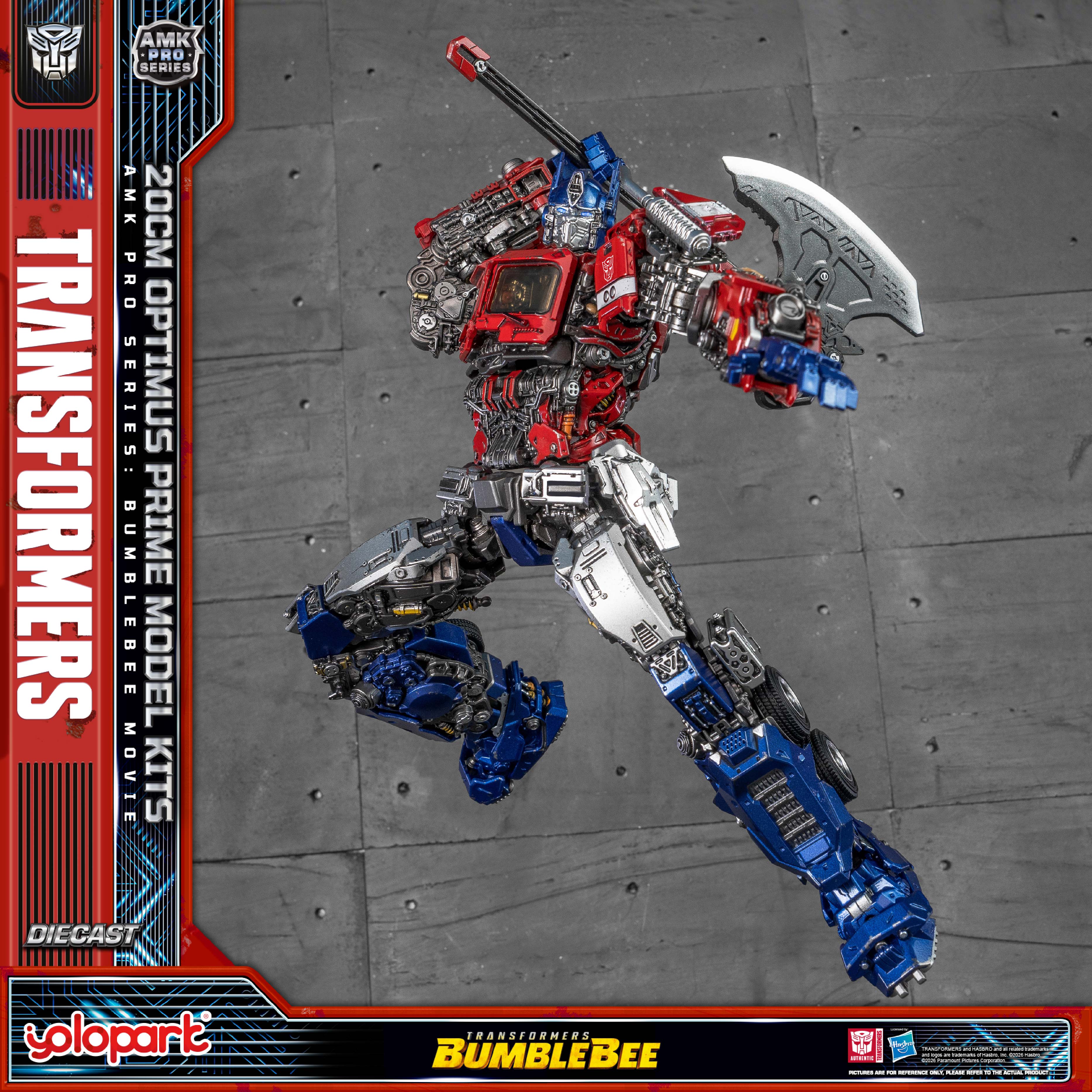 Transformers: Bumblebee - 20cm Optimus Prime Model Kit - AMK PRO Series
