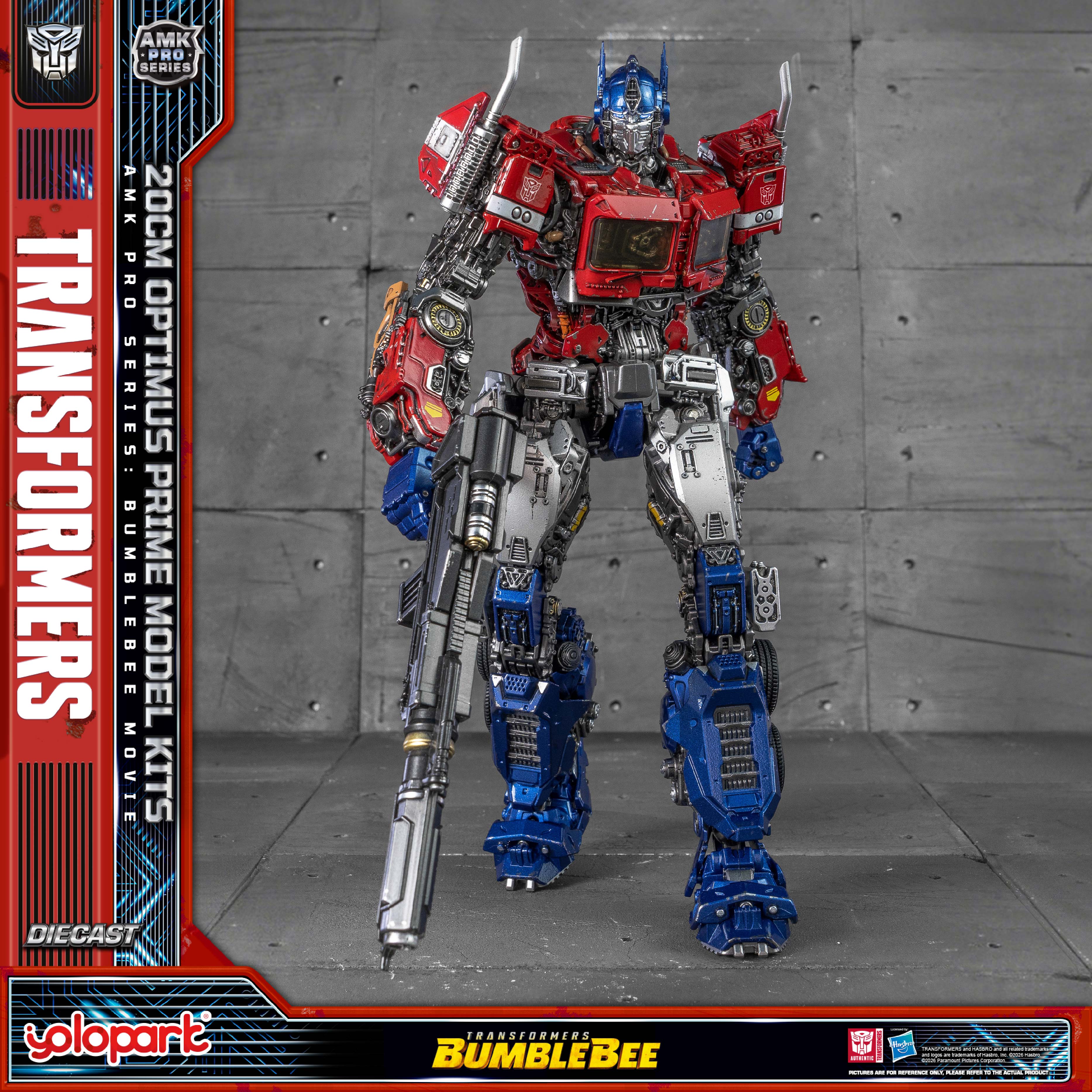 Transformers: Bumblebee - 20cm Optimus Prime Model Kit - AMK PRO Series