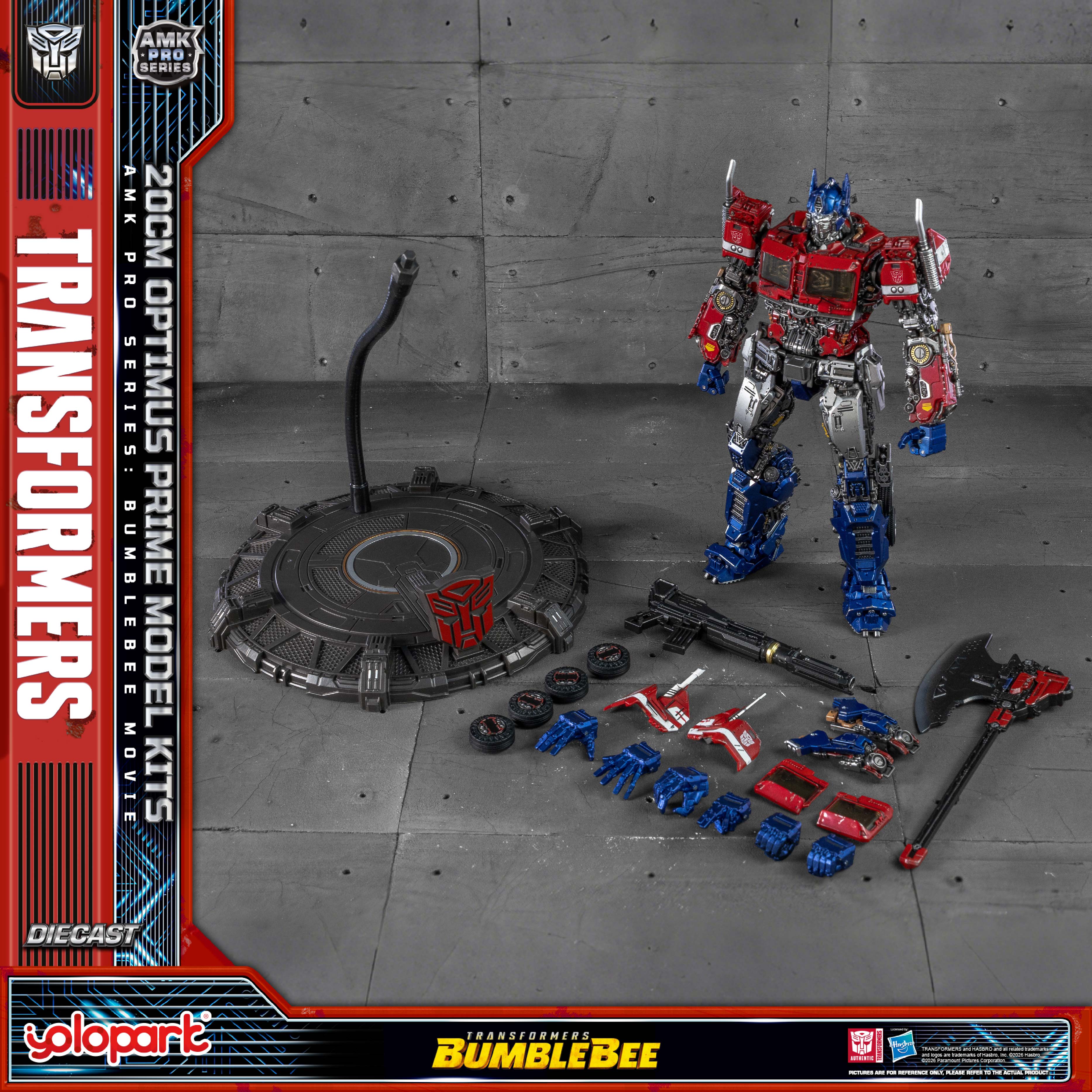 Transformers: Bumblebee - 20cm Optimus Prime Model Kit - AMK PRO Series