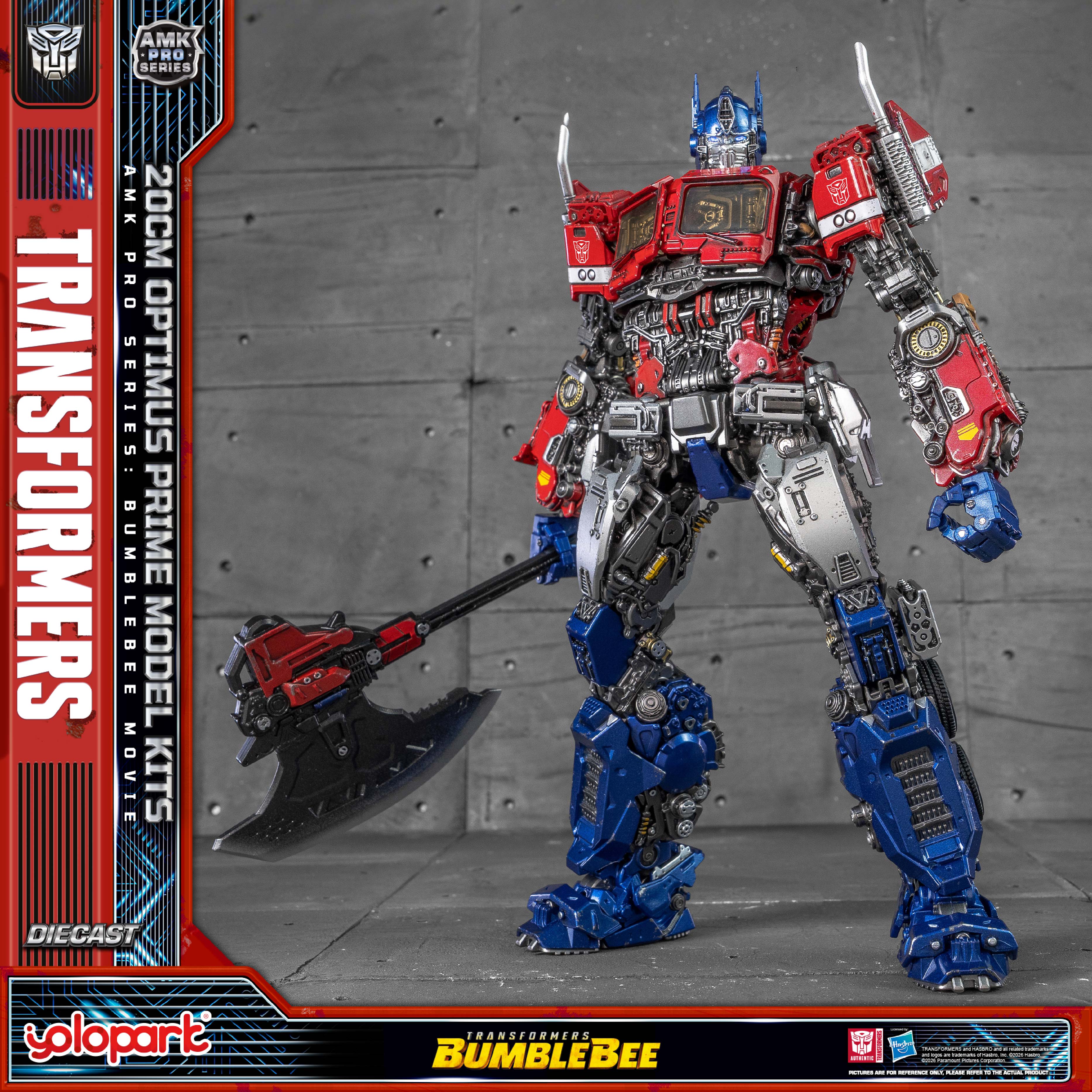 Transformers: Bumblebee - 20cm Optimus Prime Model Kit - AMK PRO Series