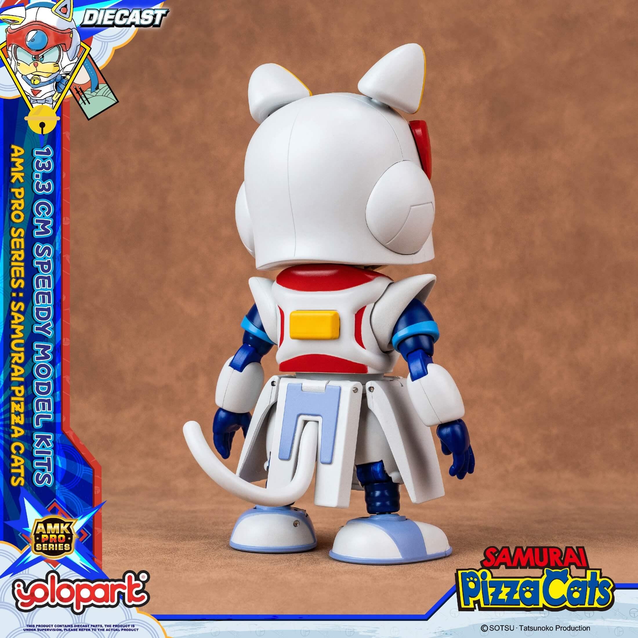 Samurai Pizza Cats - 13.3 cm Speedy Model Kit - AMK PRO Series