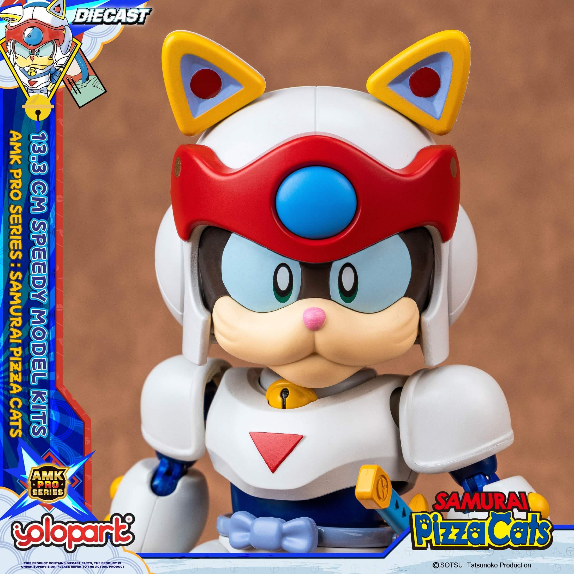 Samurai Pizza Cats - 13.3 cm Speedy Model Kit - AMK PRO Series