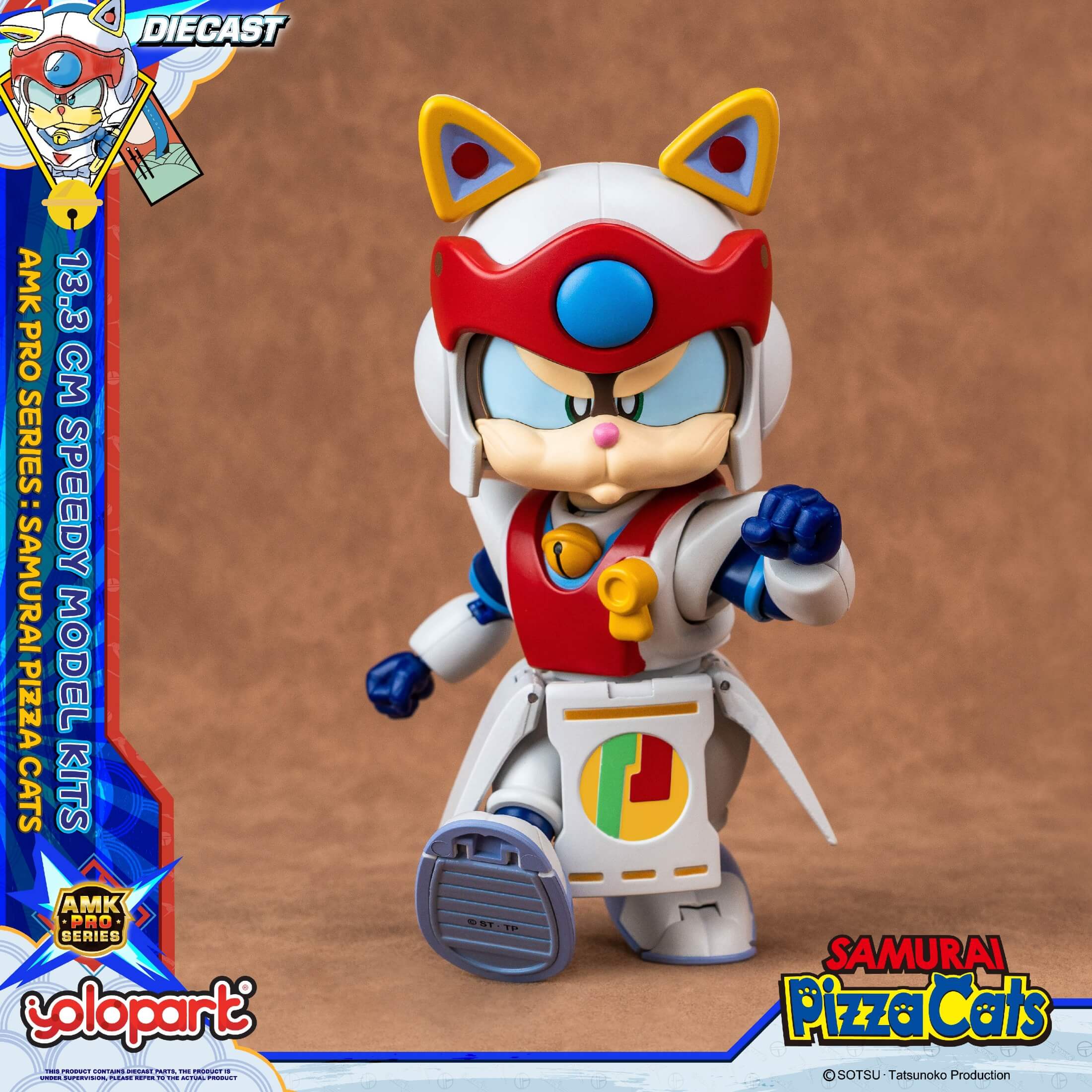 Samurai Pizza Cats - 13.3 cm Speedy Model Kit - AMK PRO Series