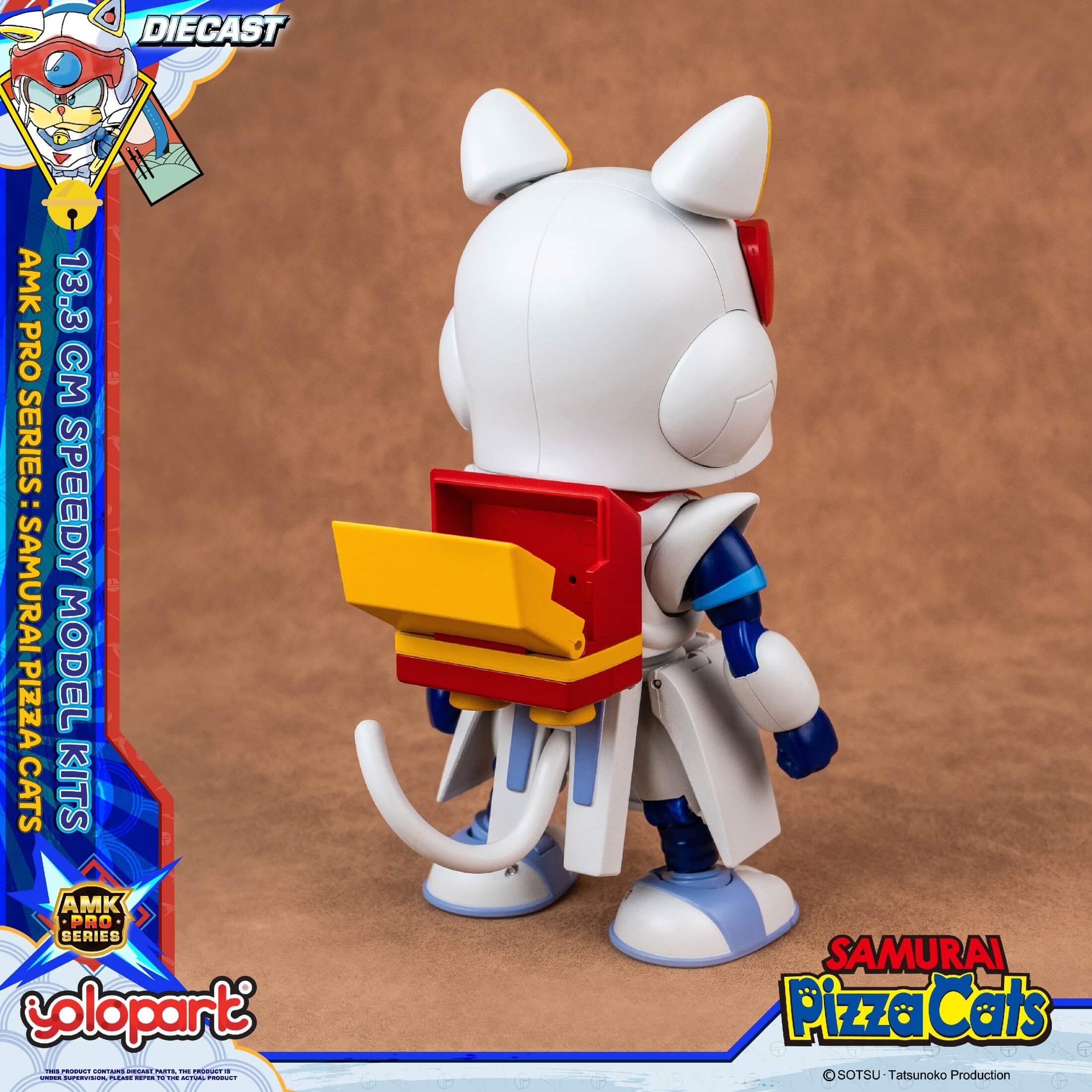Samurai Pizza Cats - 13.3 cm Speedy Model Kit - AMK PRO Series