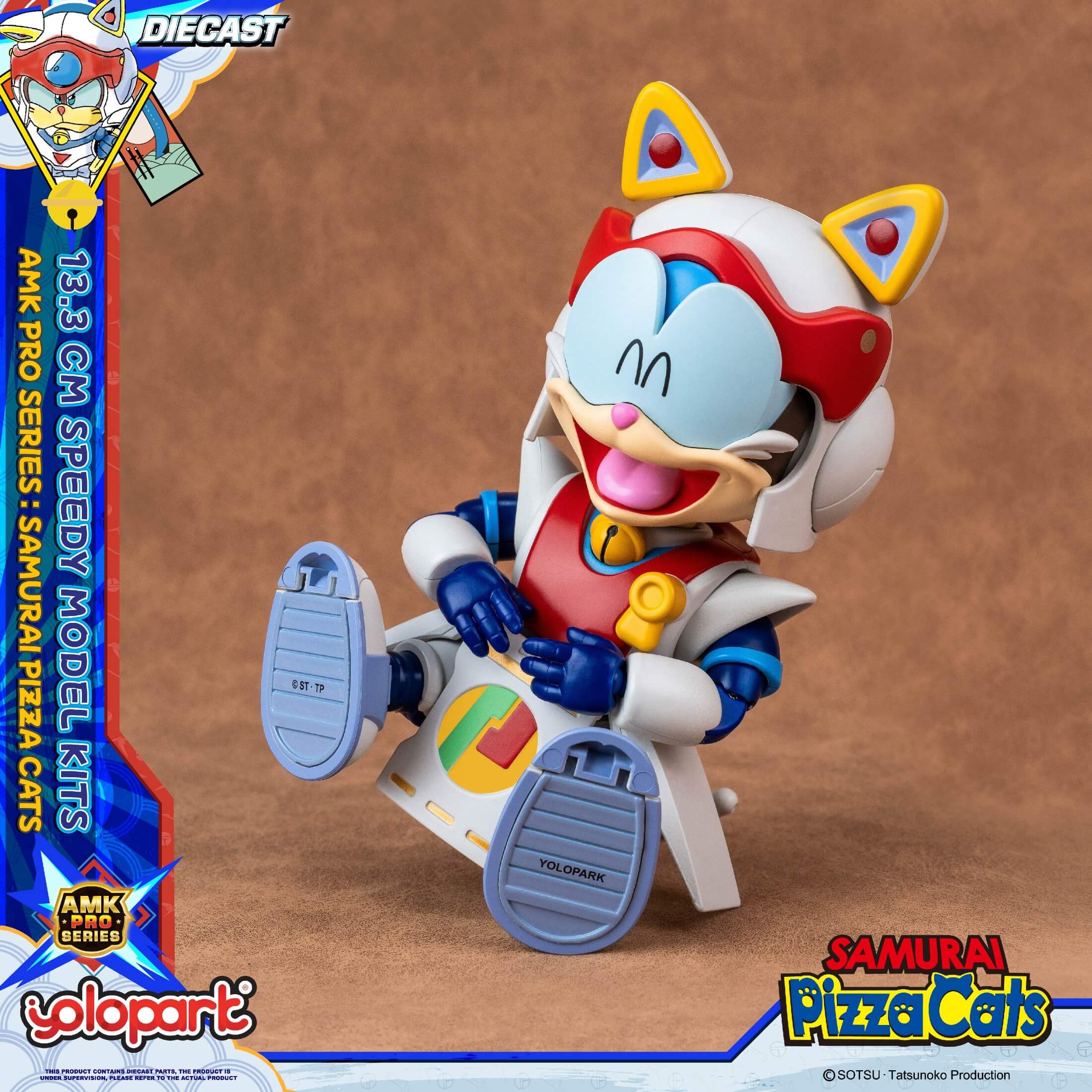 Samurai Pizza Cats - 13.3 cm Speedy Model Kit - AMK PRO Series