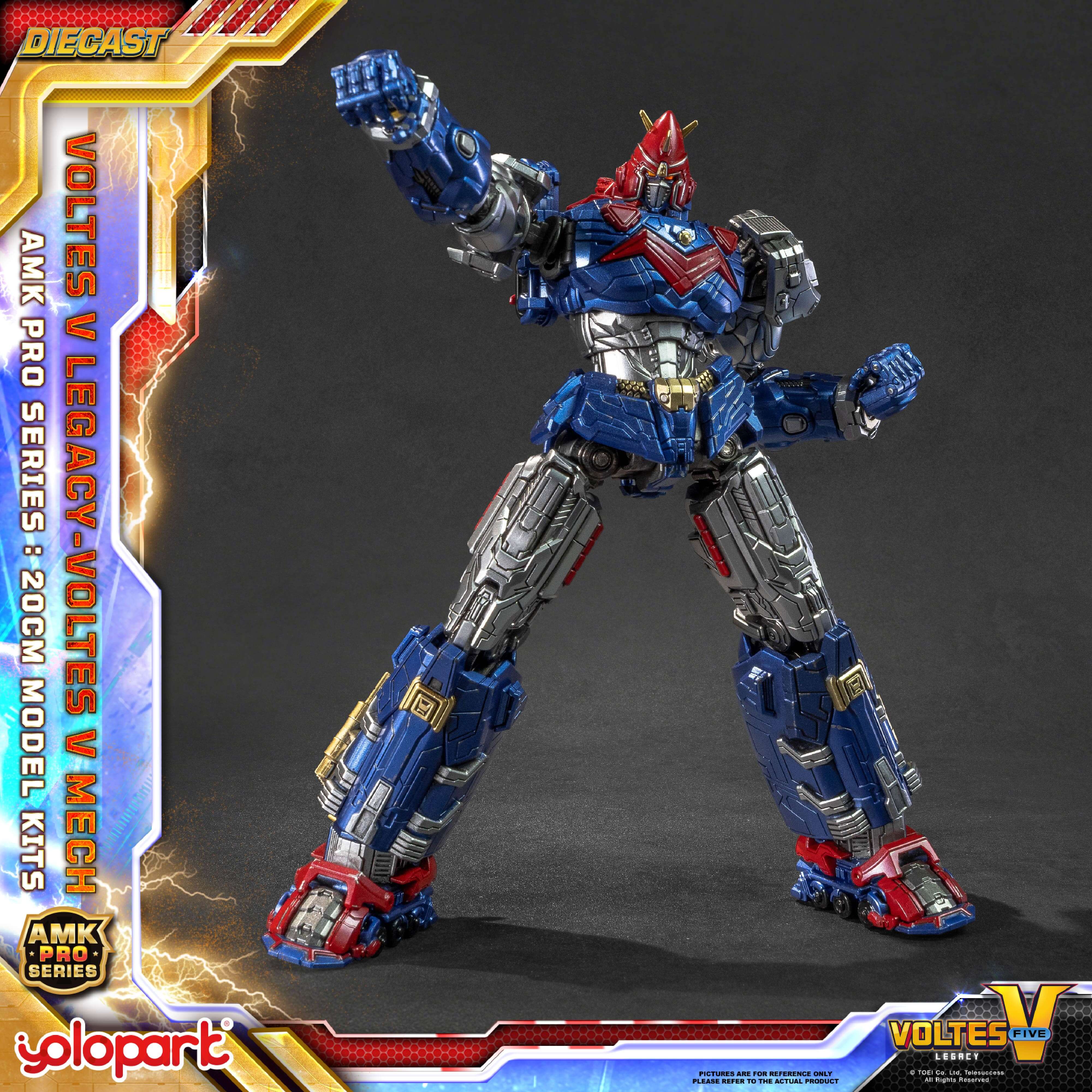 Voltes V: Legacy - 20cm Voltes V Mech Model Kit - AMK PRO Series