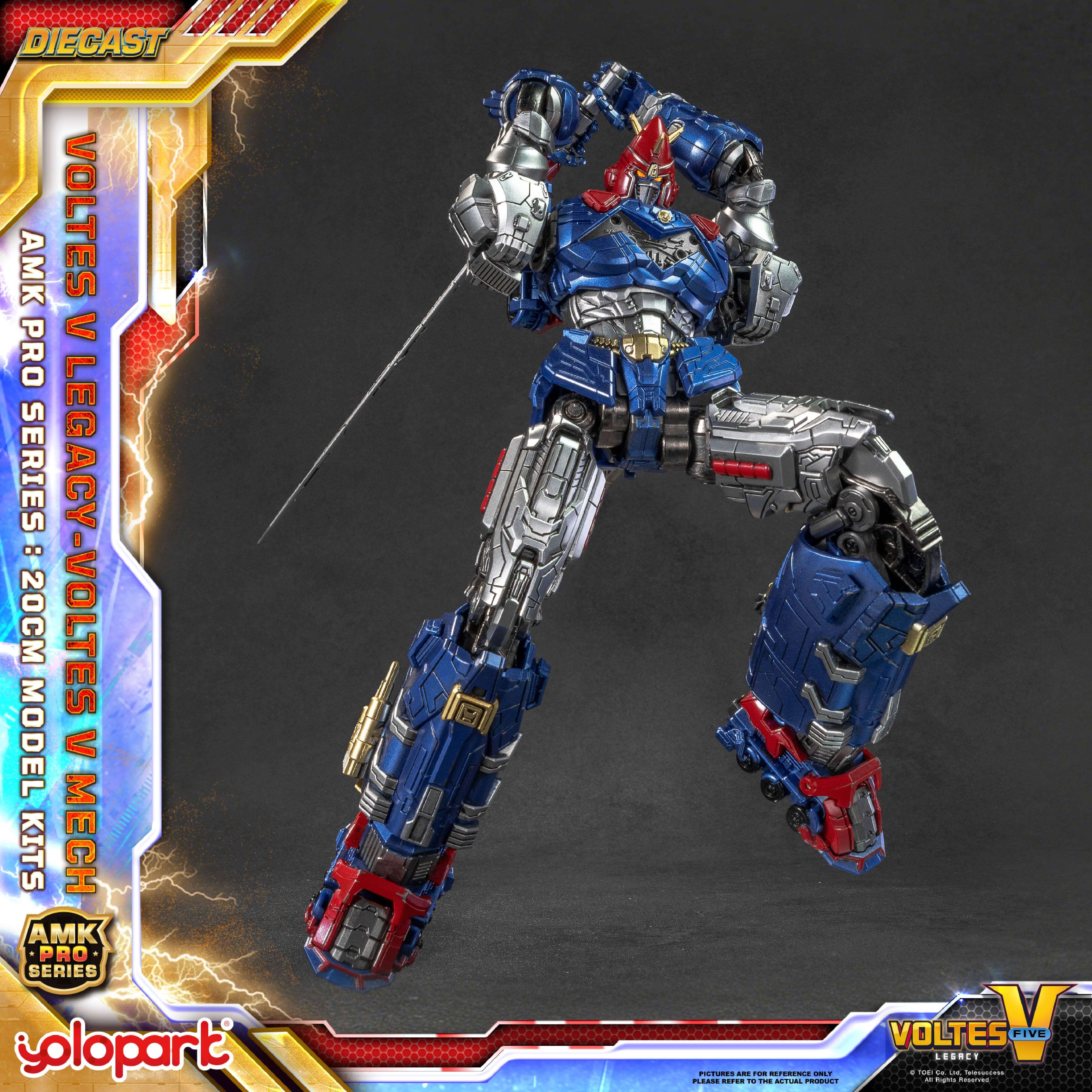 Voltes V: Legacy - 20cm Voltes V Mech Model Kit - AMK PRO Series