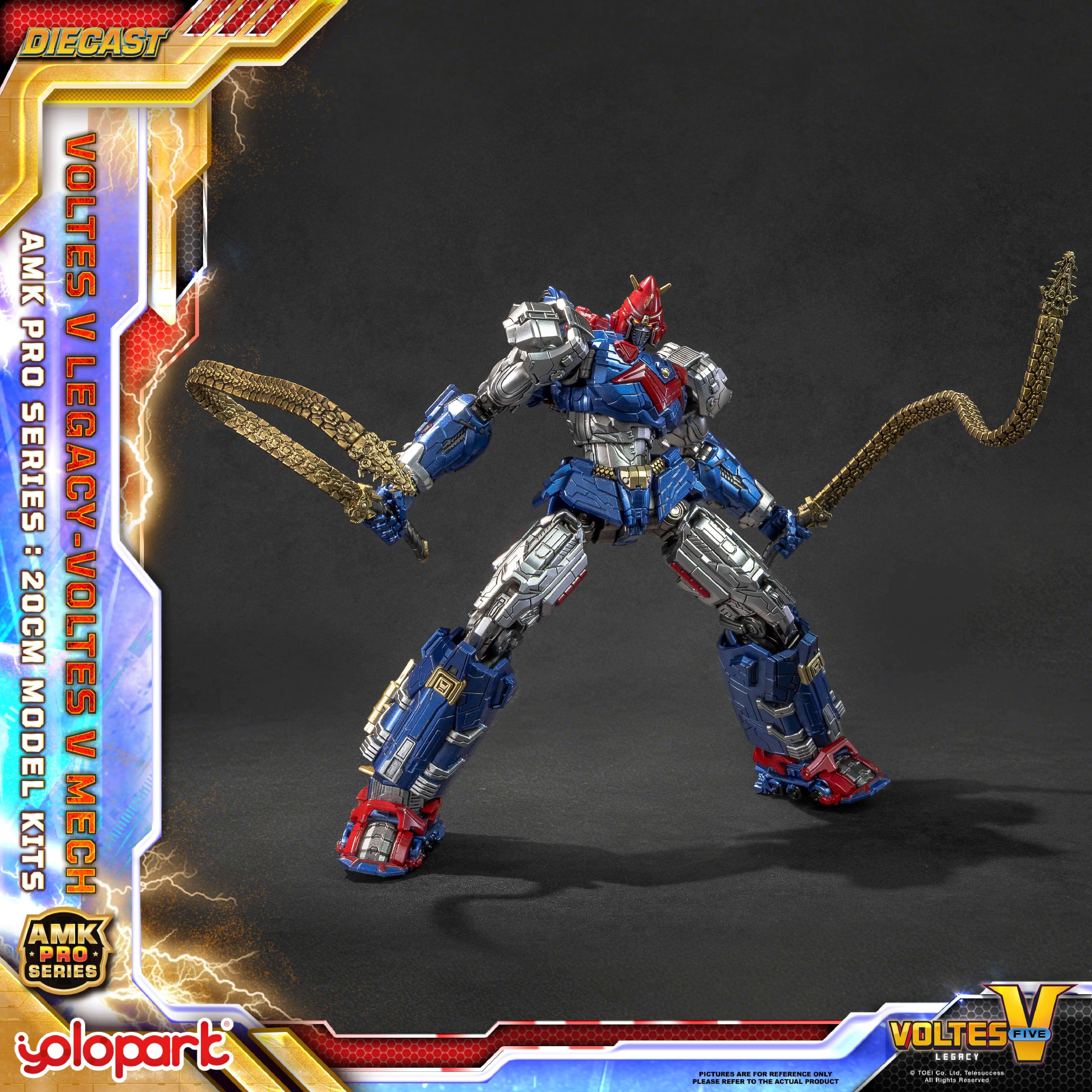Voltes V: Legacy - 20cm Voltes V Mech Model Kit - AMK PRO Series