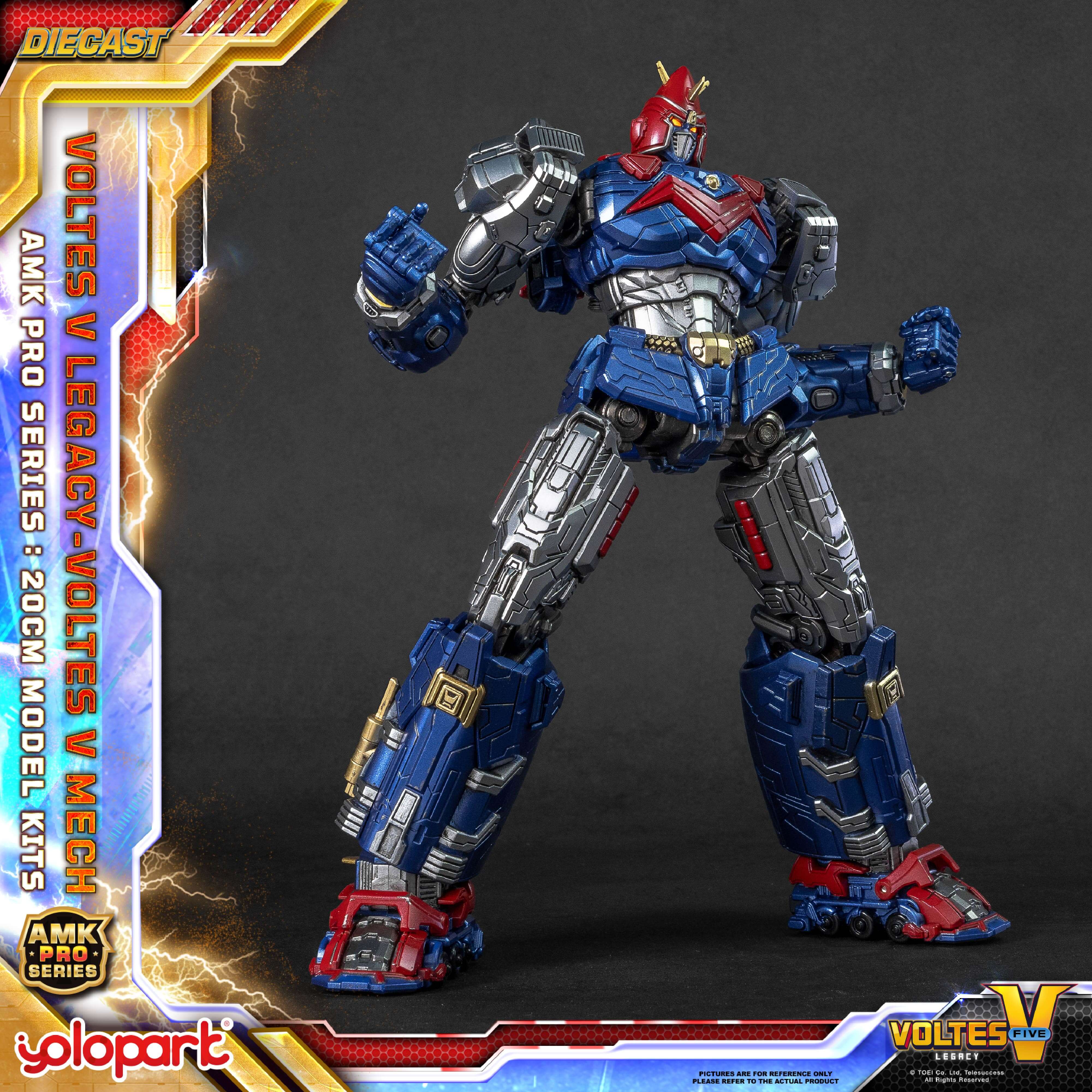 Voltes V: Legacy - 20cm Voltes V Mech Model Kit - AMK PRO Series