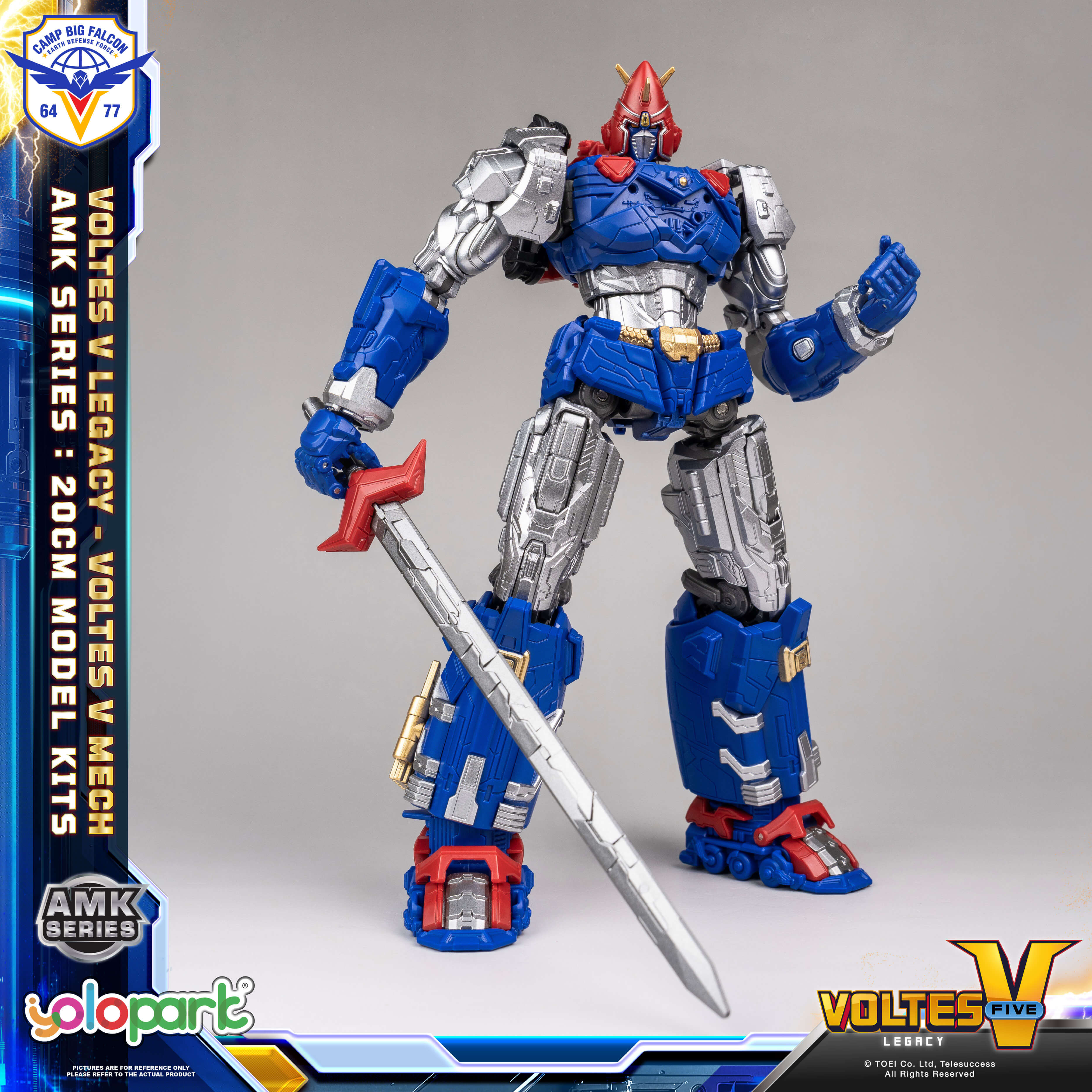 Voltes V: Legacy - 20cm Voltes V Mech Model Kit - AMK Series