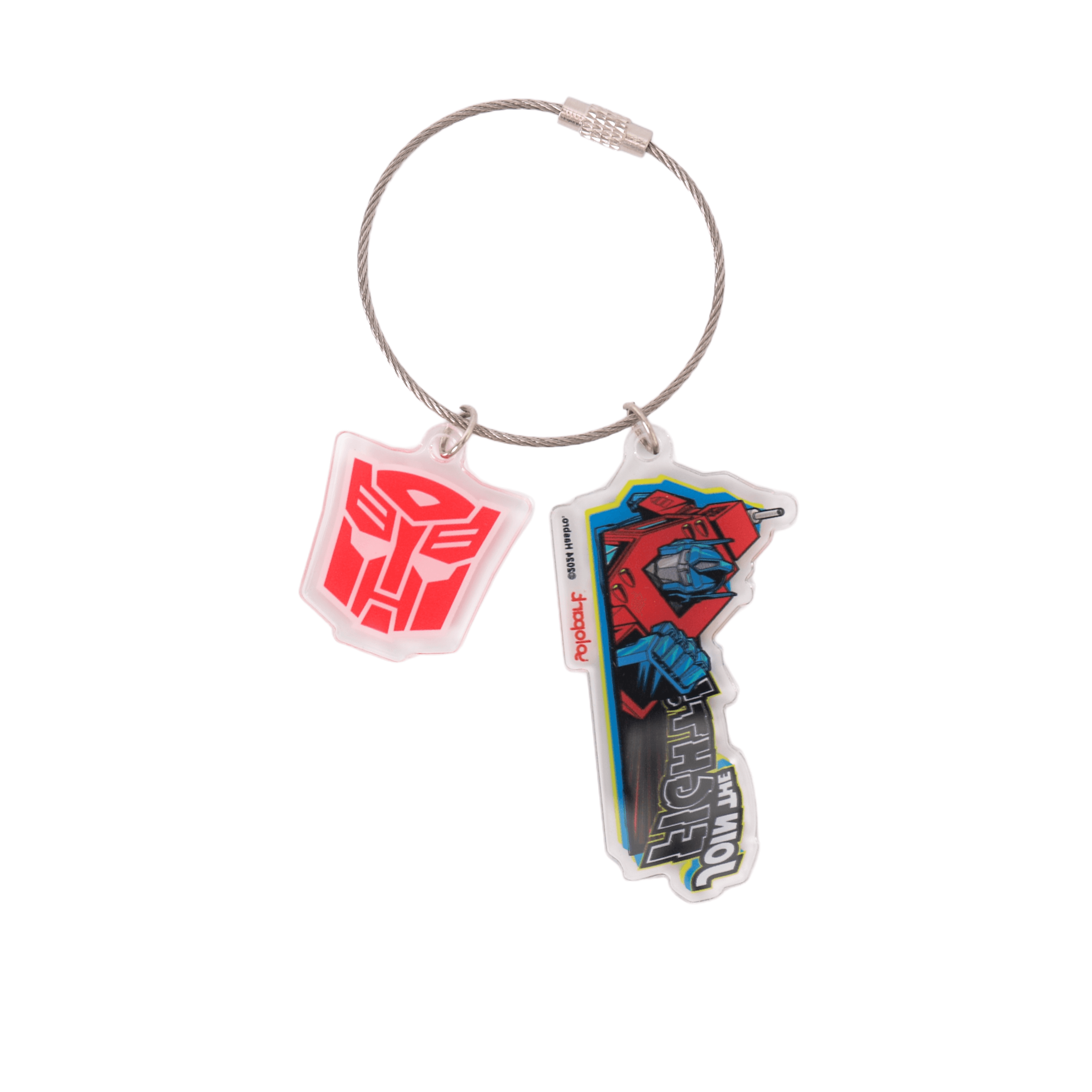 Transformers G1 Acrylic Keychain - Optimus Prime & Megatron